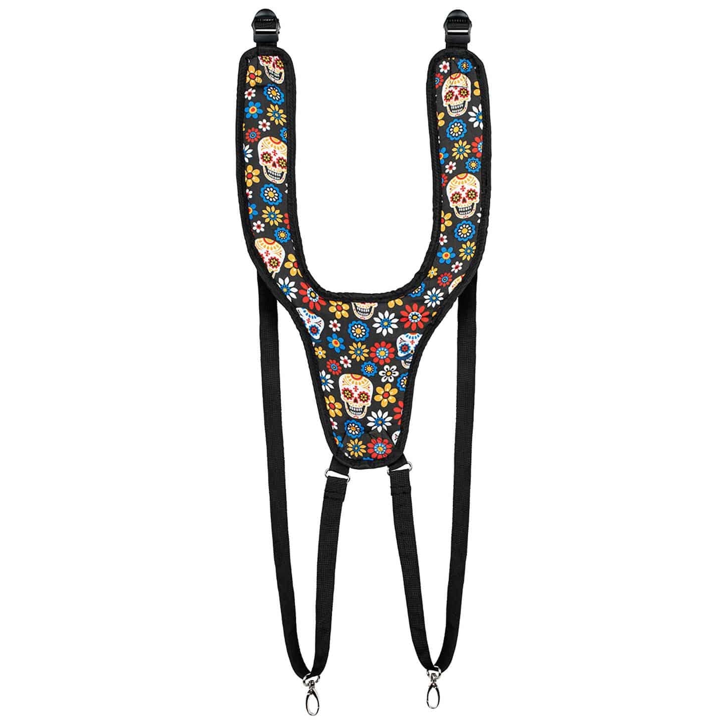 Meinl Percussion - Meinl Percussion MDJS1DA Designer Djembe Strap, Day Of The Dead