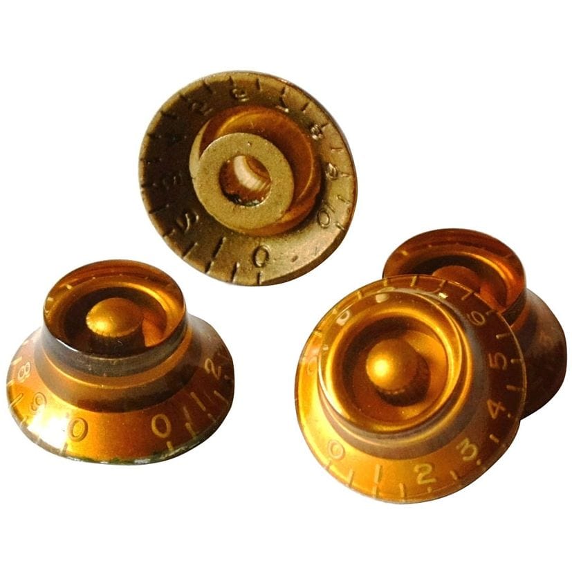 GuitarSlinger Products Gold Bell Knob Set