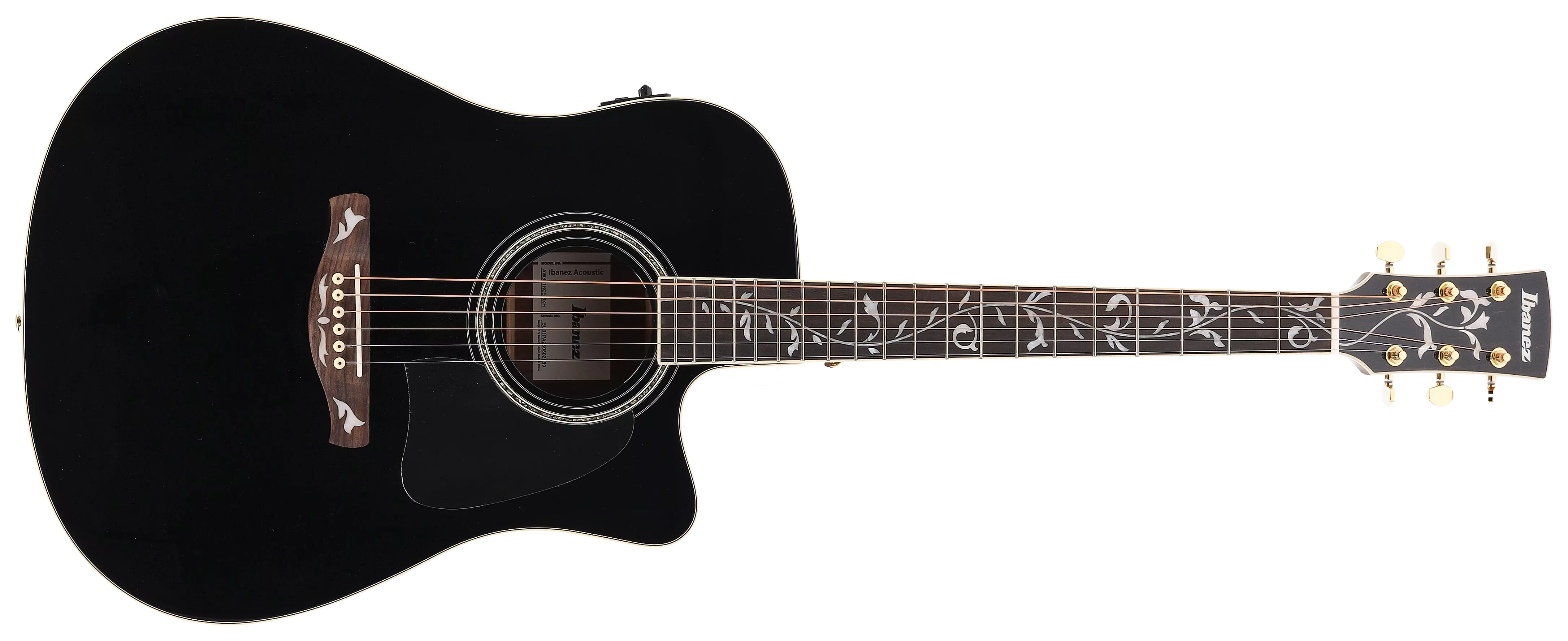 Ibanez AW391RCE-BKH Black High Gloss 2