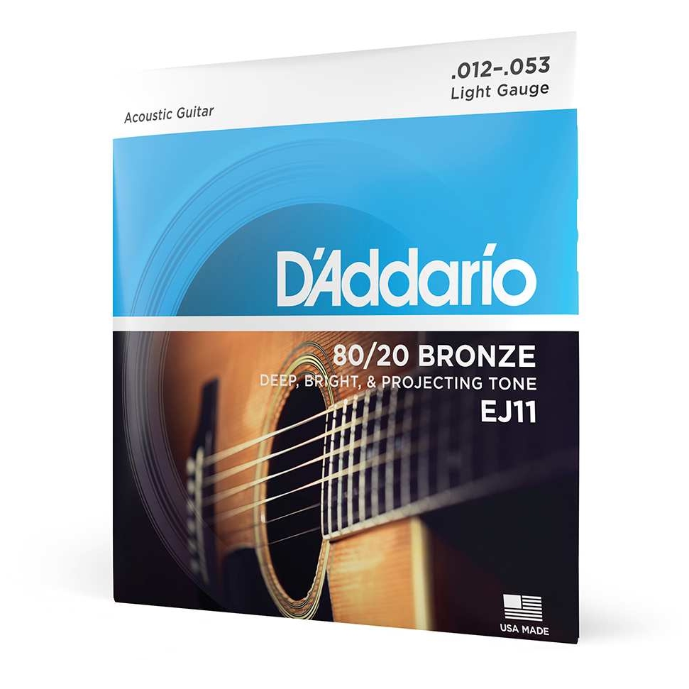 Image of D’addario ej11  acoustic 80 20 bronze  012 053 10012339 4
