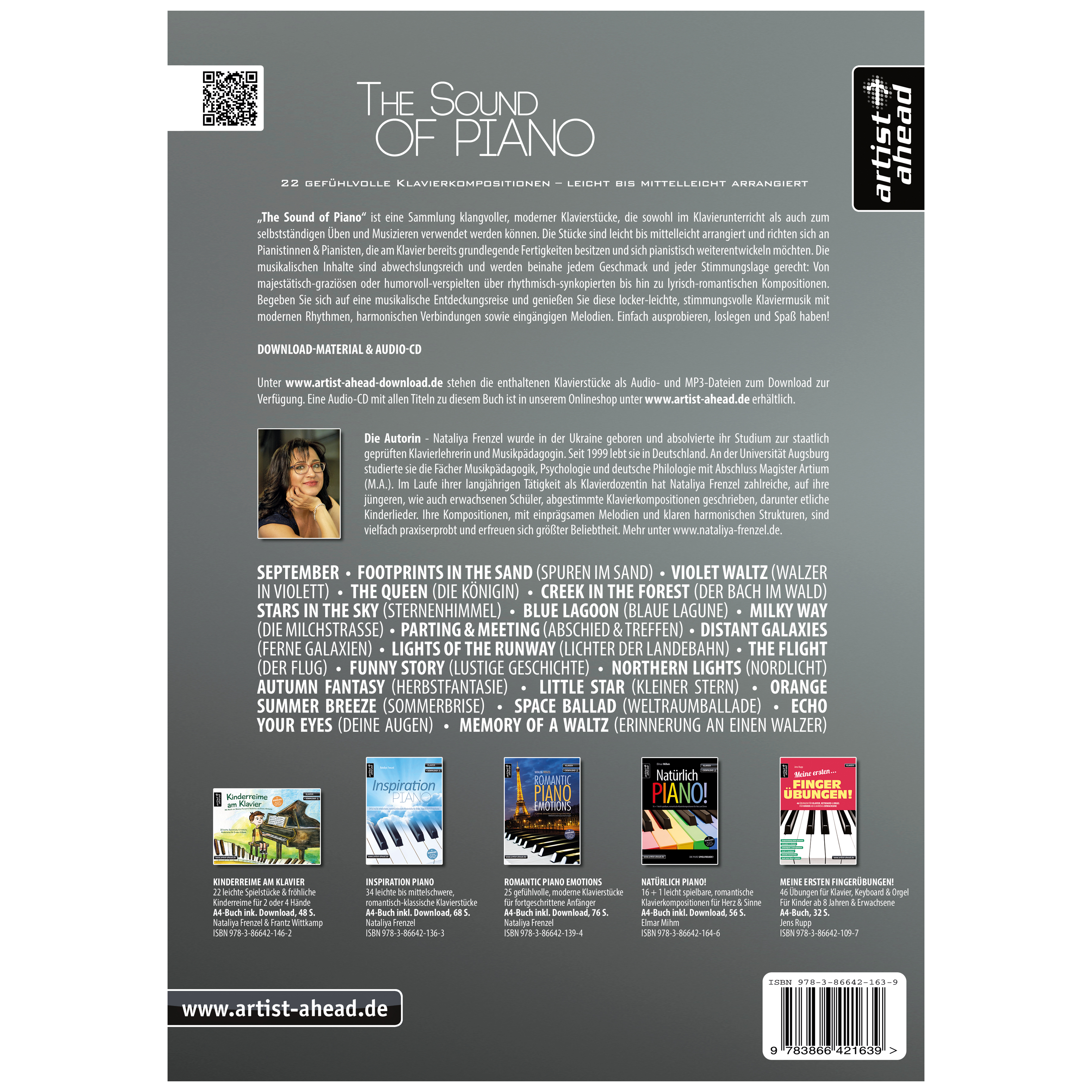 Artist Ahead The Sound of Piano - Nataliya Frenzel 1