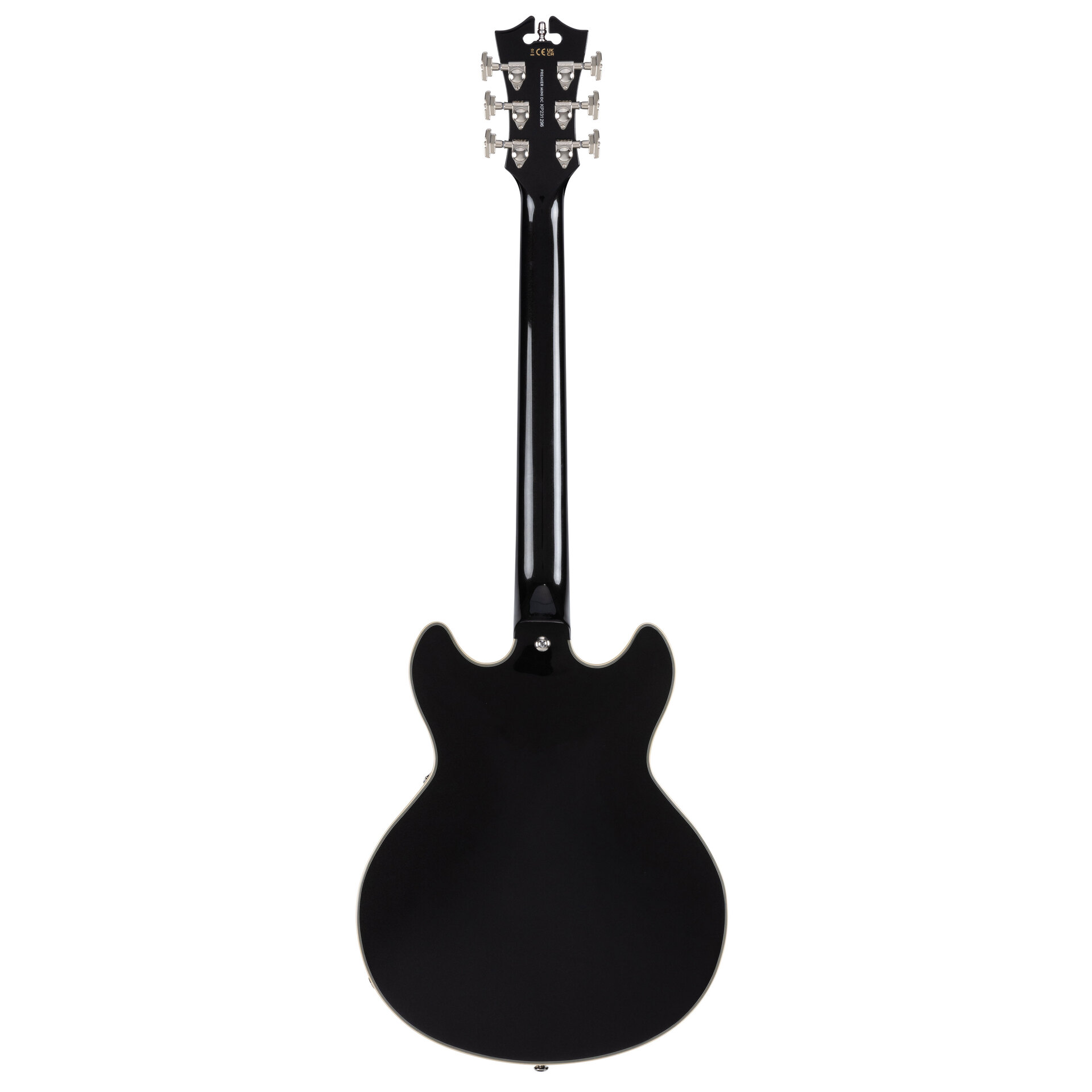 D’Angelico Guitars Premier Mini DC Black Flake 1