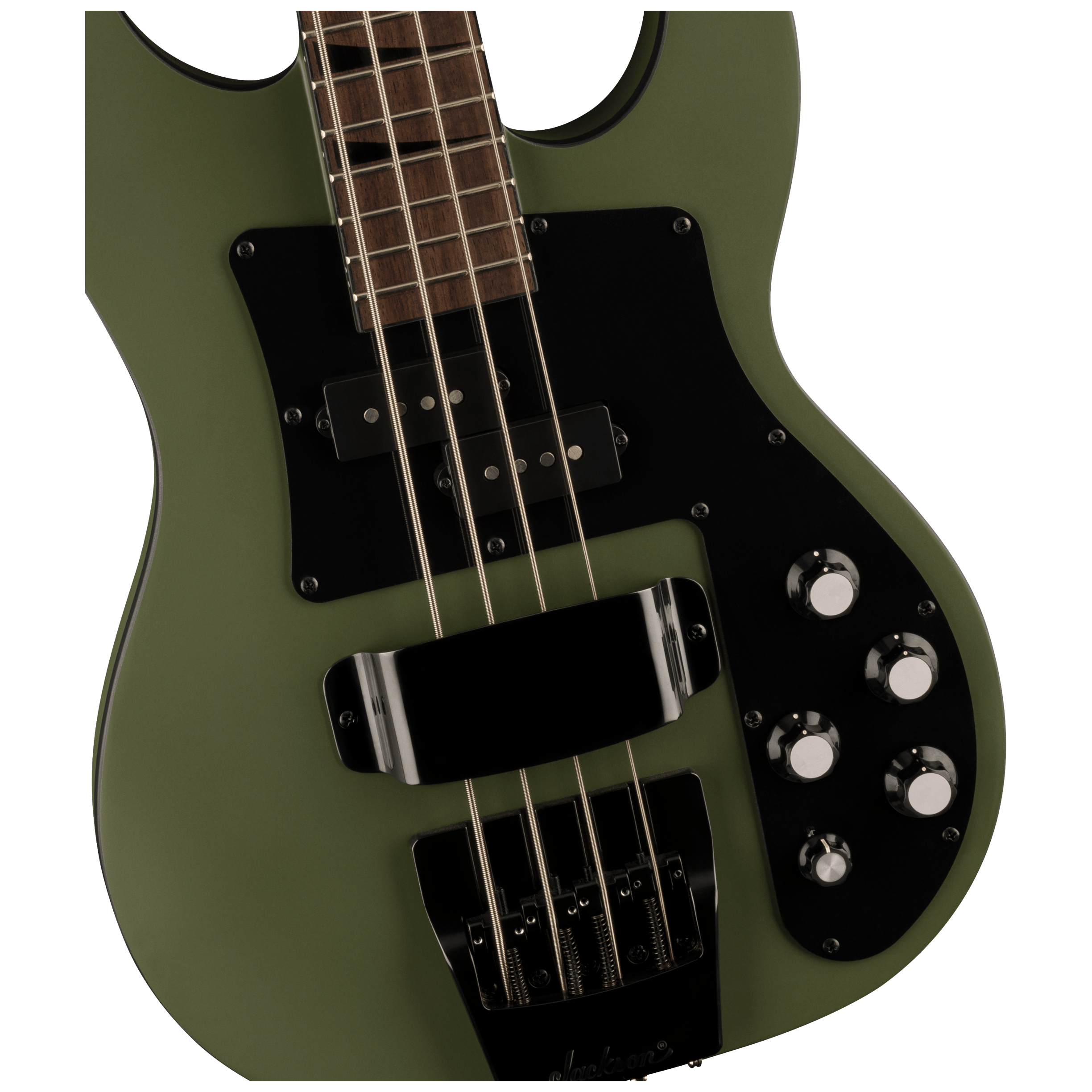 Jackson X Series Concert Bass CBXNT DX IV Matte Army Drab 4