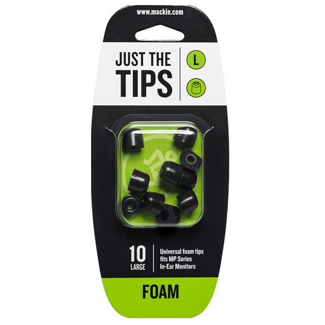 Mackie MP & CR Buds Tips Kit Foam L