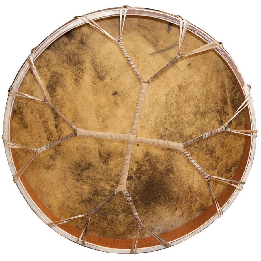  20" Shaman Drum with fur 1