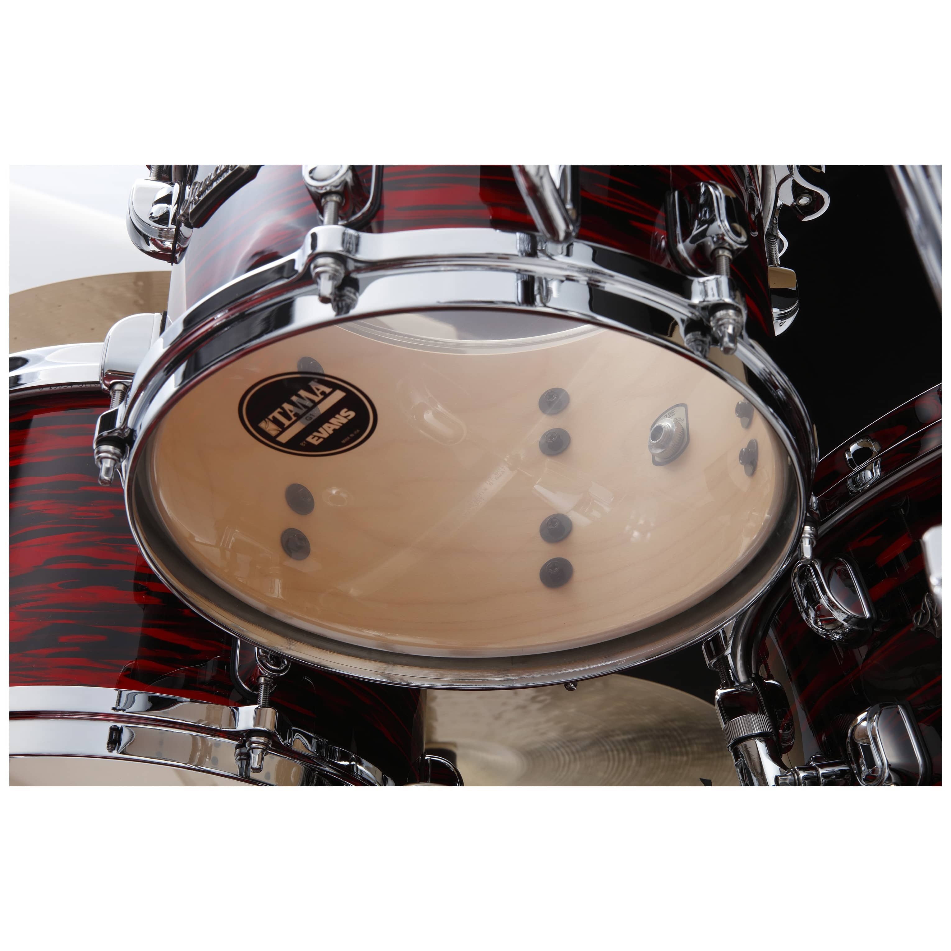 Tama MR42TZS-ROY Starclassic Maple Shell Kit 4 tlg. - Red Oyster/Chrom Hardware 2