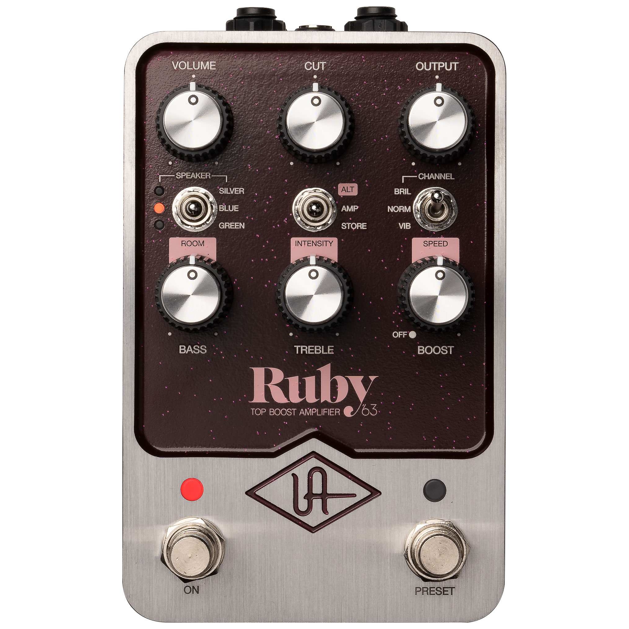 Image of Universal audio uafx ruby 63 top boost amplifier 10027752 0
