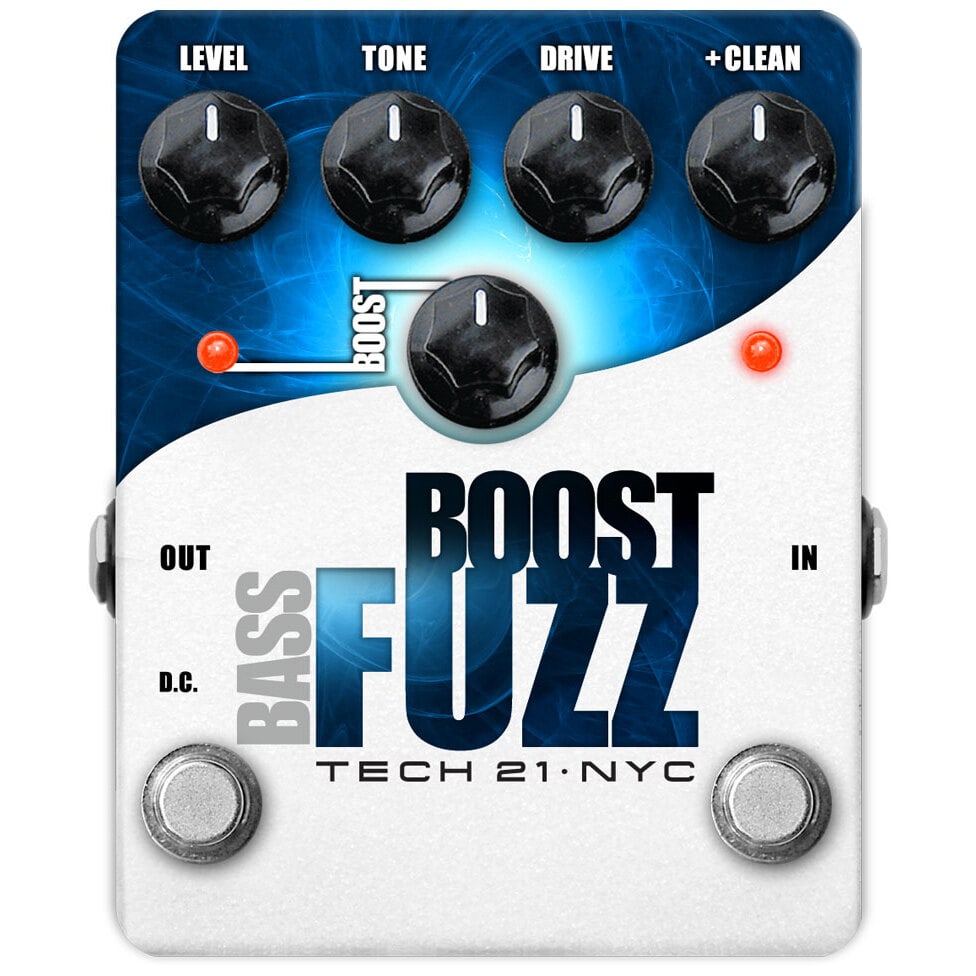 Tech 21 Bass Boost Fuzz Analog Bass Fuzz w/Clean