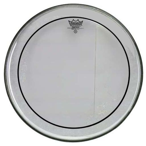 Remo - Remo Pinstripe - Bass Drum Fell - 22 Zoll - Clear