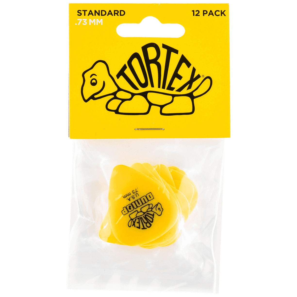 Dunlop Pick Tortex Standard 0.73 Player's Pack 12 Stück