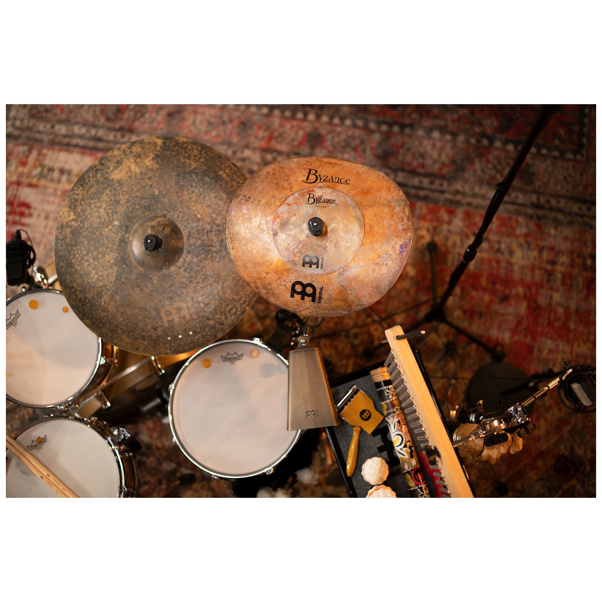 Image of Meinl cymbals b86vsma  8 10 12 14 10 zoll byzance vintage smack stack 10028240 12