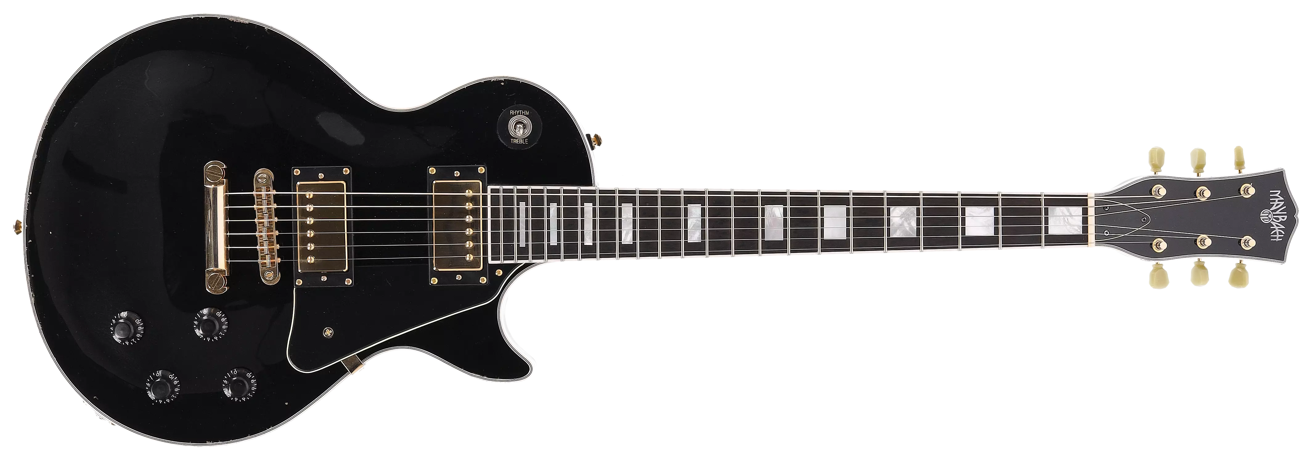 Maybach Lester Black Velvet 57 Custom 60s Slim Taper Aged # 1