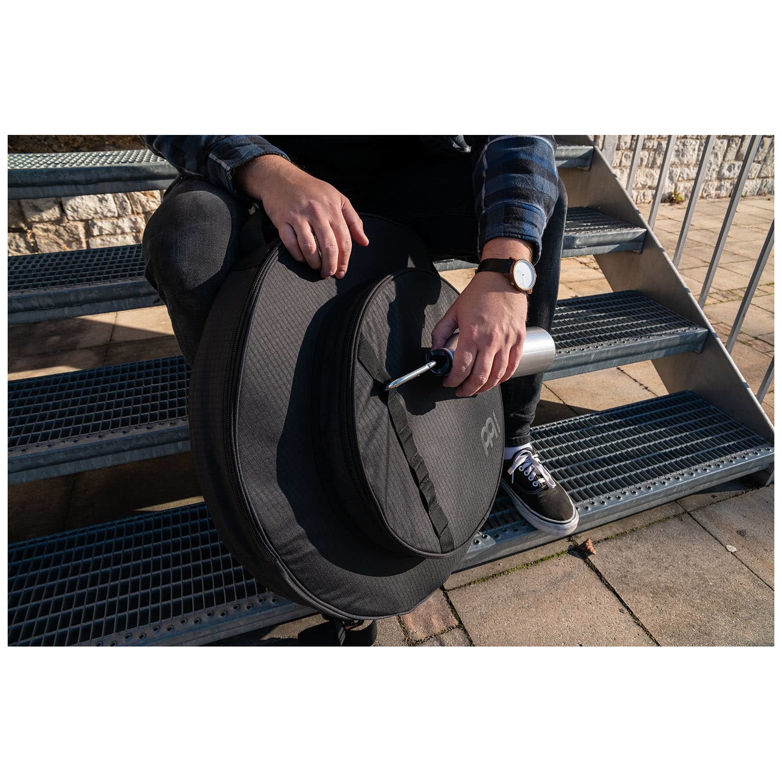 Meinl Cymbals - Meinl Cymbals MCB22CR 22 Carbon Ripstop Cymbal Bag - 8