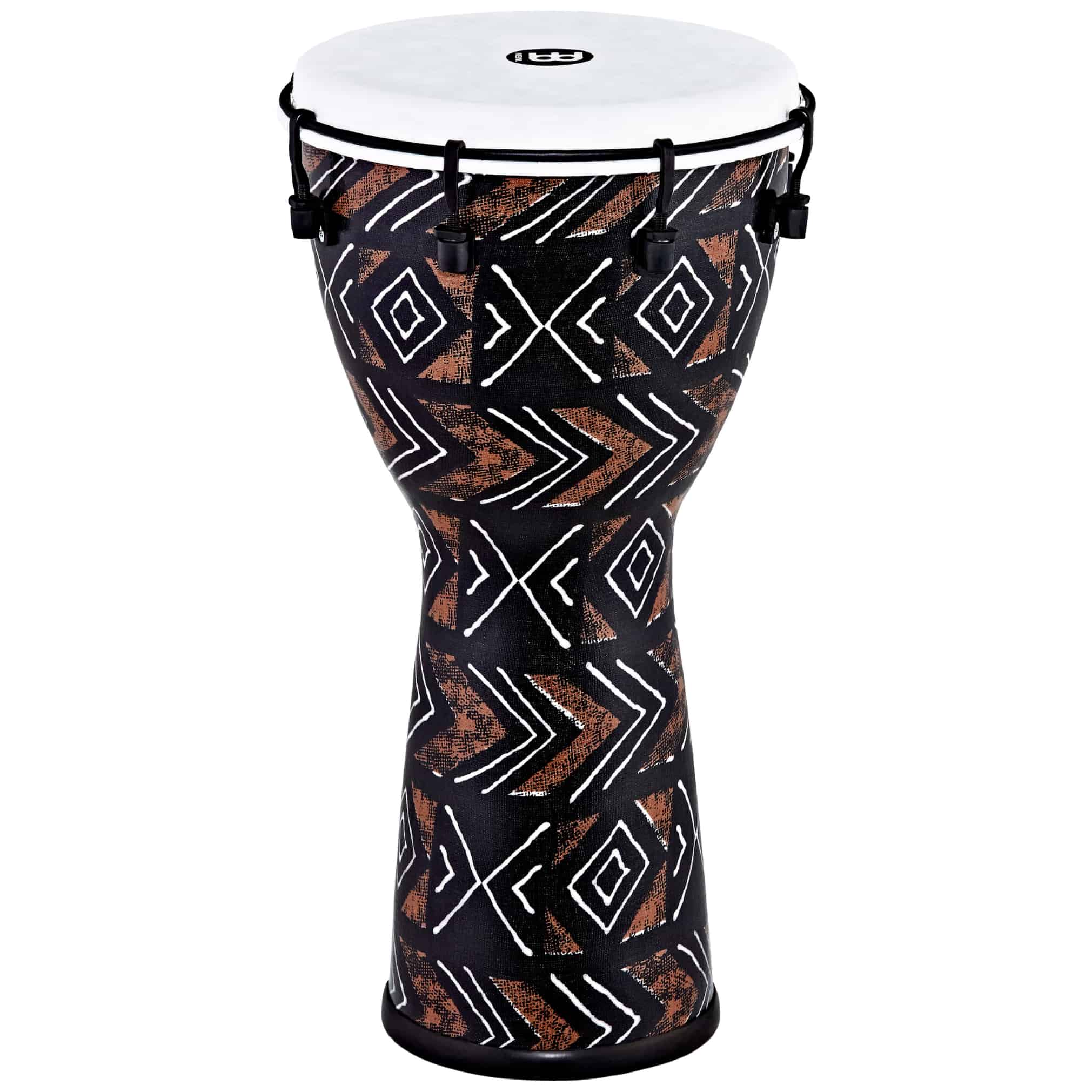 Meinl Percussion - Meinl Percussion ADJ10-KA - 10 Zoll Alpine Series Djembe, Synthetic Head, Kanga Sarong