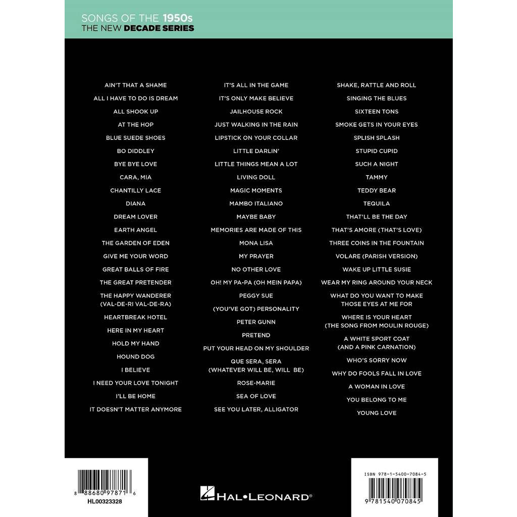 Hal Leonard The New Decade Series: Songs of the 1950s 4