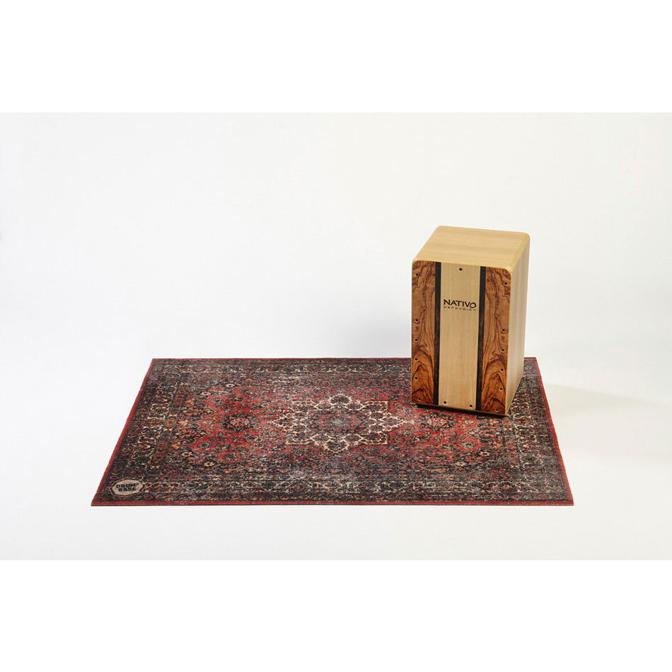 DRUMnBASE 130 x 90 cm Stage Mat Original Red 4