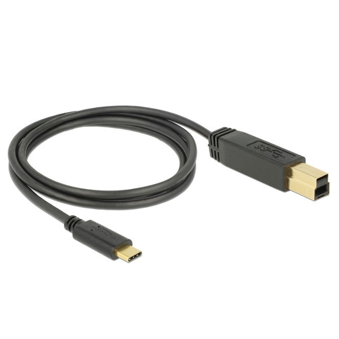 Delock USB 3.1 Gen 2 (10 Gbps) Kabel Type-C > Typ-B 1 m 1