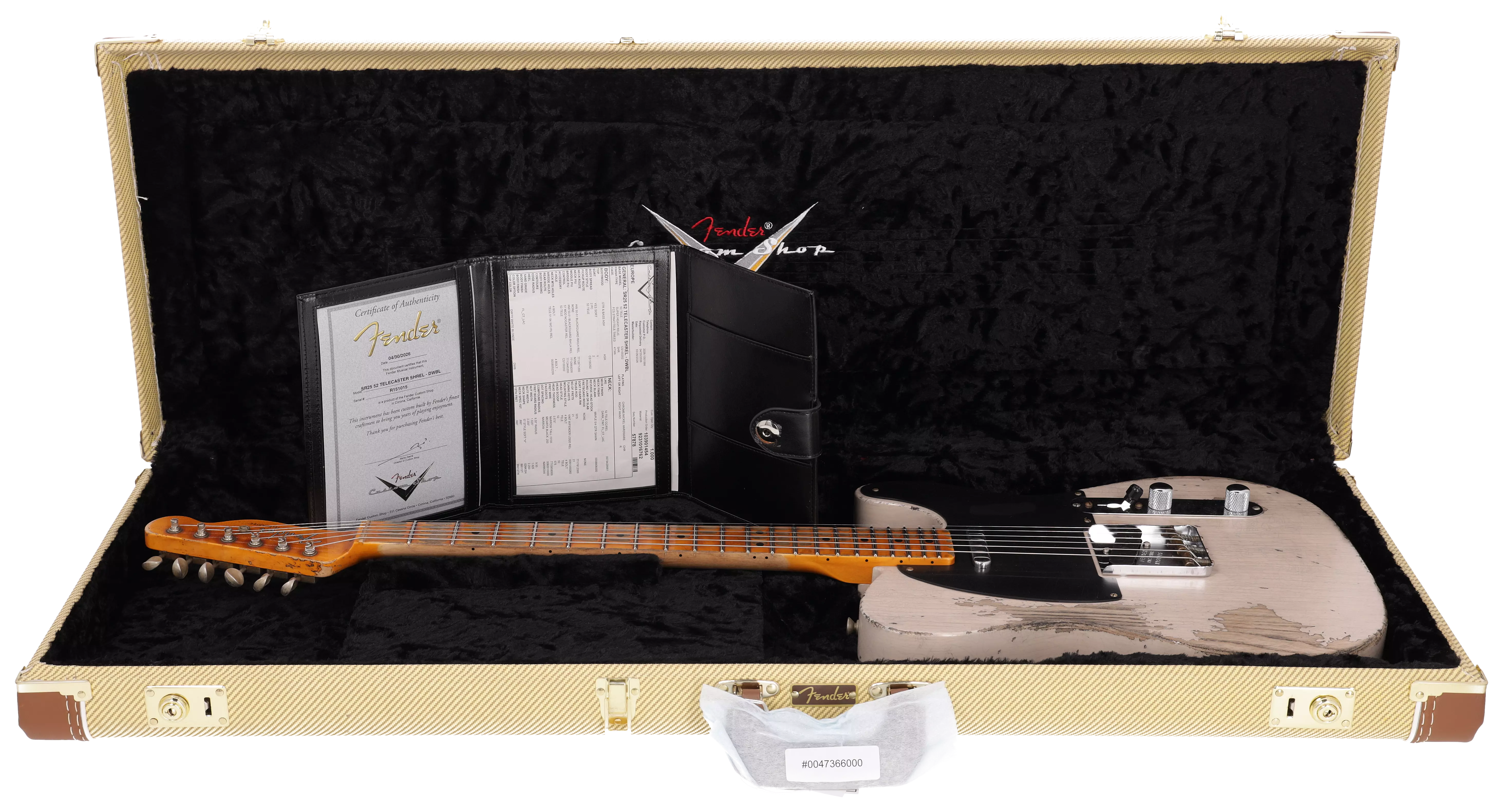 Fender Custom Shop 1952 Telecaster SHREL DWBL  #1 17