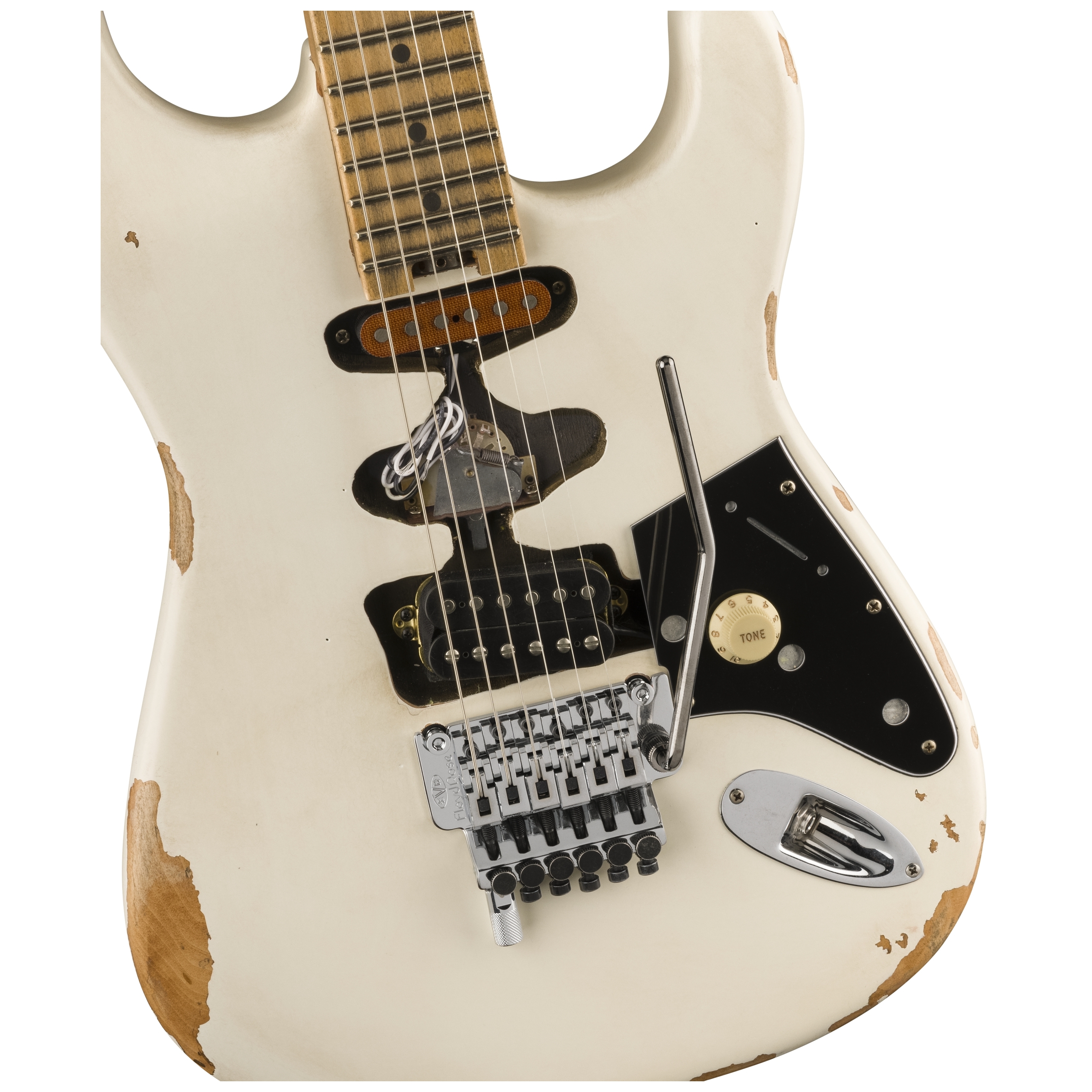 EVH Frankenstein Series Relic White 4
