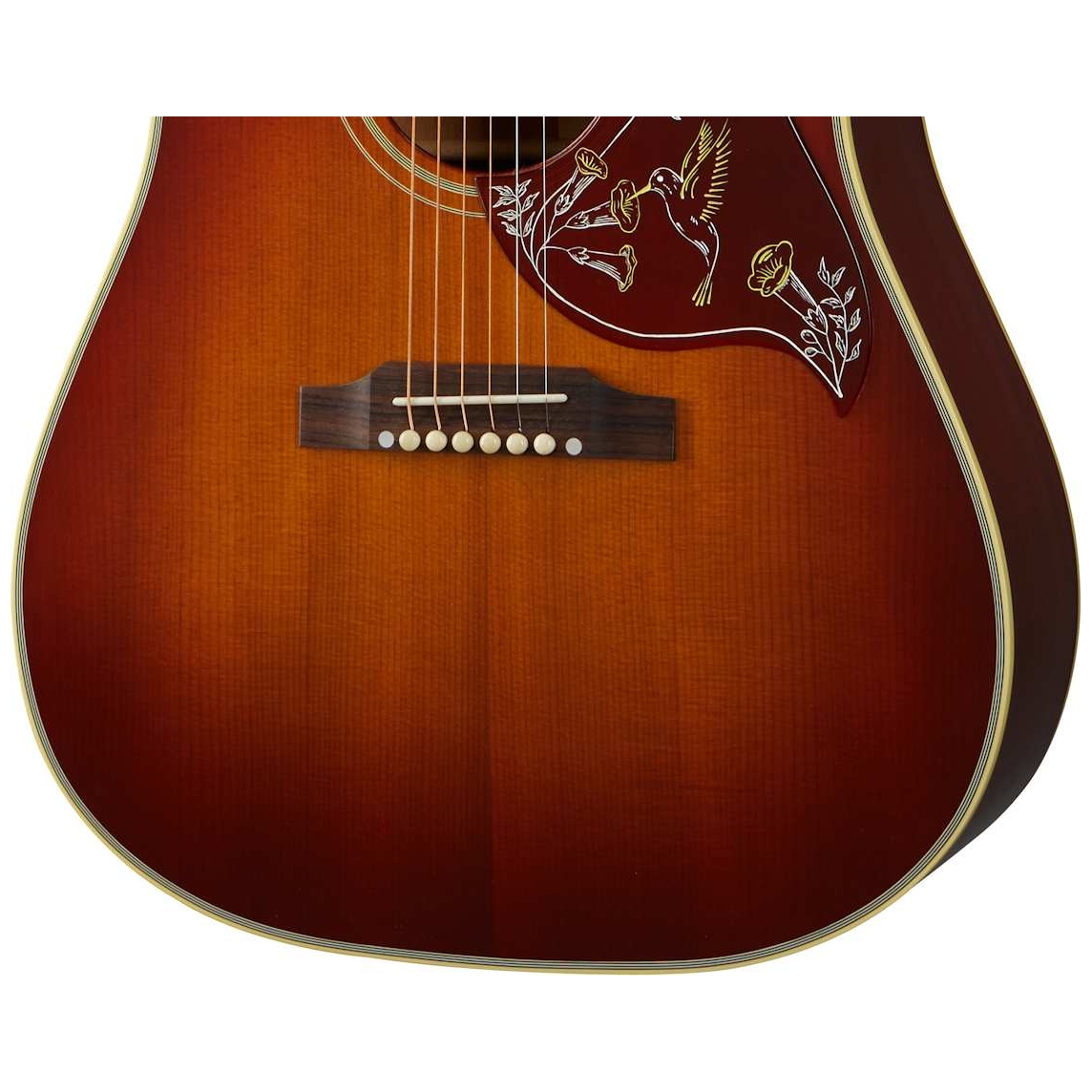 Gibson - Gibson 1960 Hummingbird Fixed Bridge Heritage Cherry Sunburst - 2