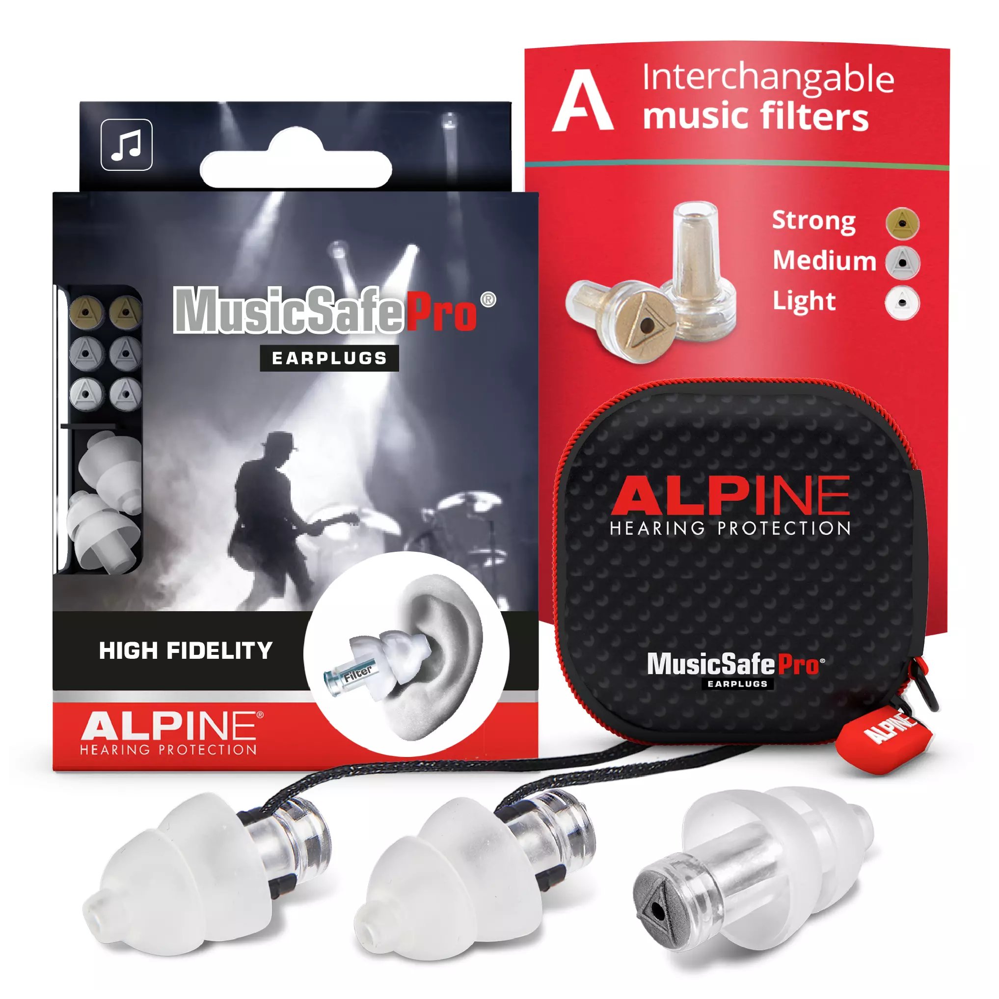 Alpine Hearing Protection MusicSafe Pro Transparent - Earplugs 3