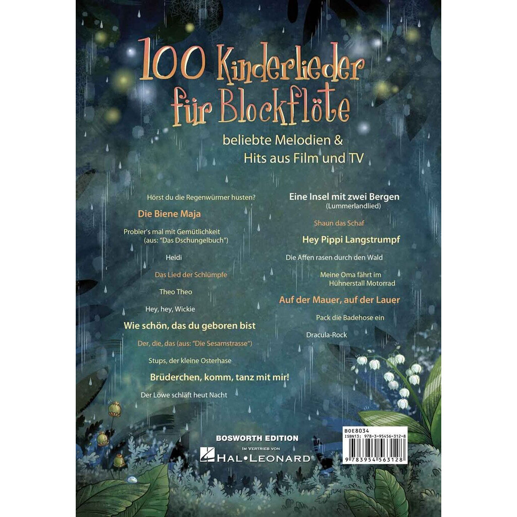 Bosworth Edition 100 Kinderlieder für Blockflöte 5