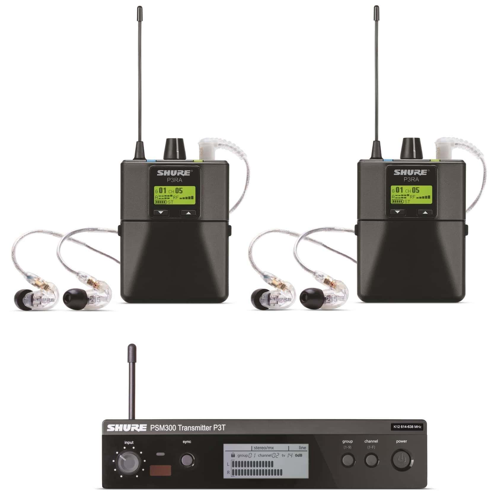 Shure - Shure PSM 300 TwinPack Pro P3TERA215TWP-T11