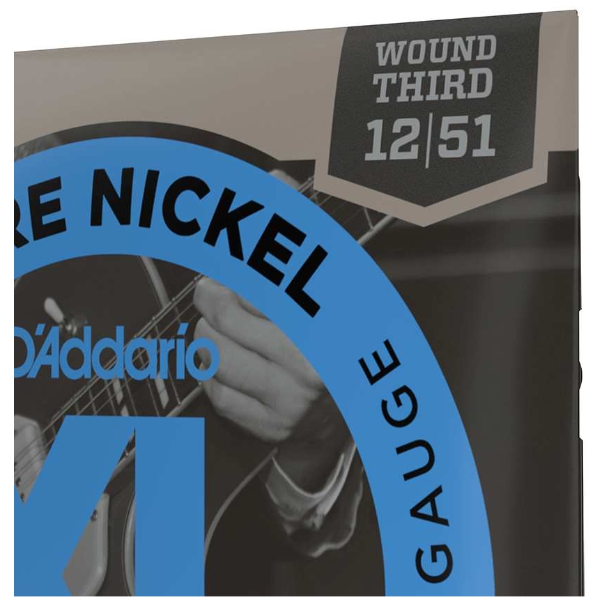 Image of D’addario epn21  xl electric pure nickel  012 052 10009020 3