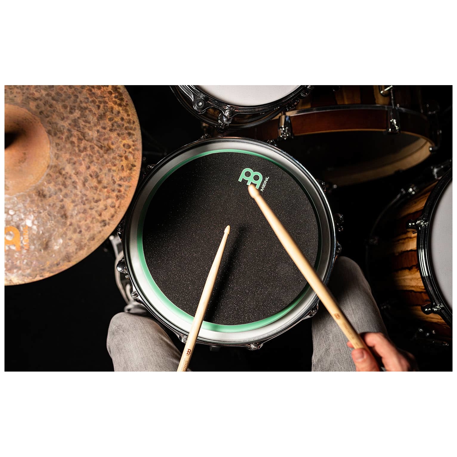 Meinl Cymbals - Meinl Cymbals MMP12SF 12 Marshmallow Practice Pad, Sea Foam - 6