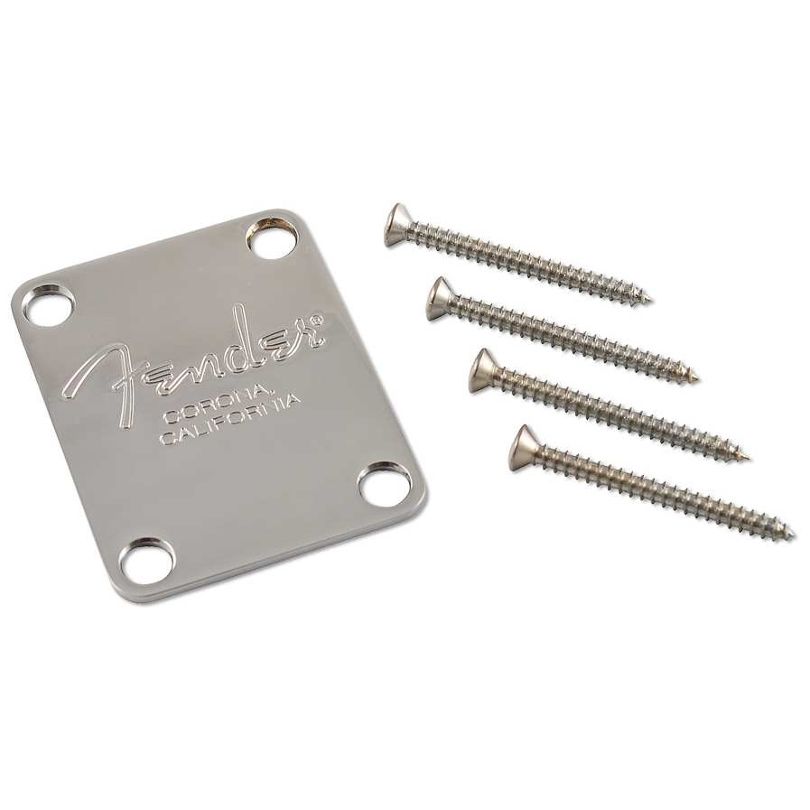 Fender - Fender Neck Plate American Series Basses 4 Bolt Chrome - 1
