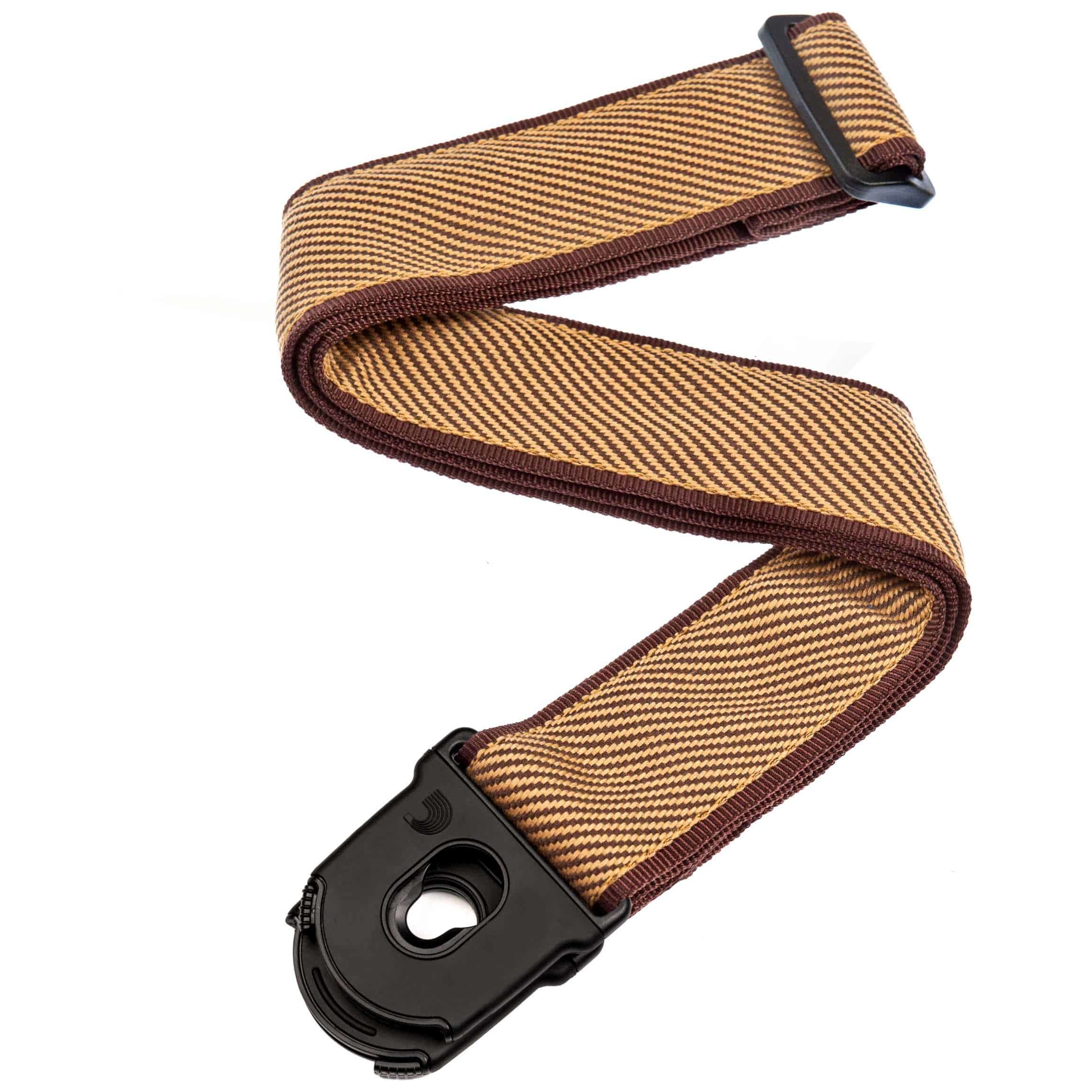D’Addario - D’Addario Gitarrengurt - Nylongewebe, Planet Lock, Tweed - 1