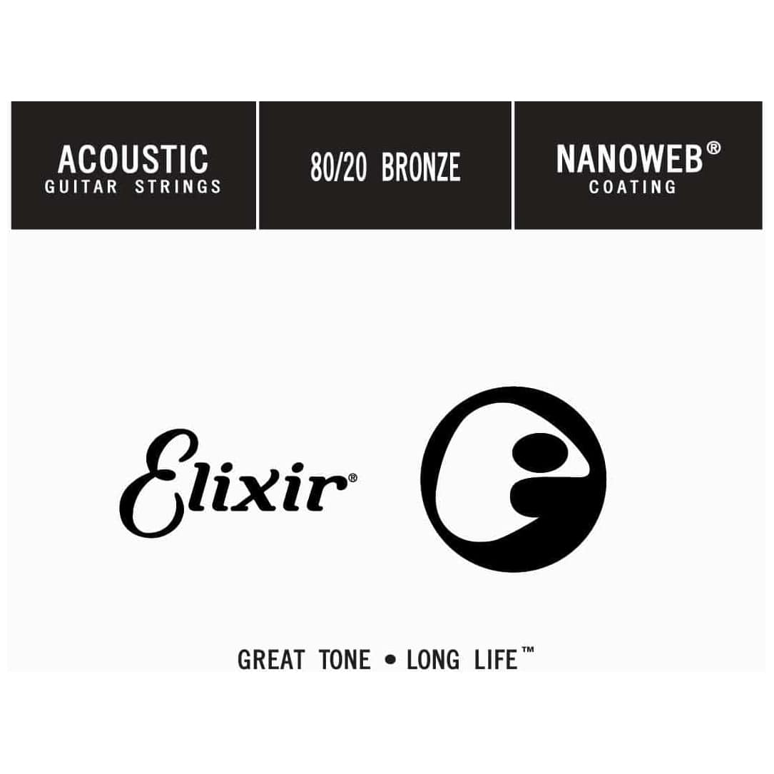 Image of Elixir 15124 einzelsaite 024 nanoweb bronze 10007409 0