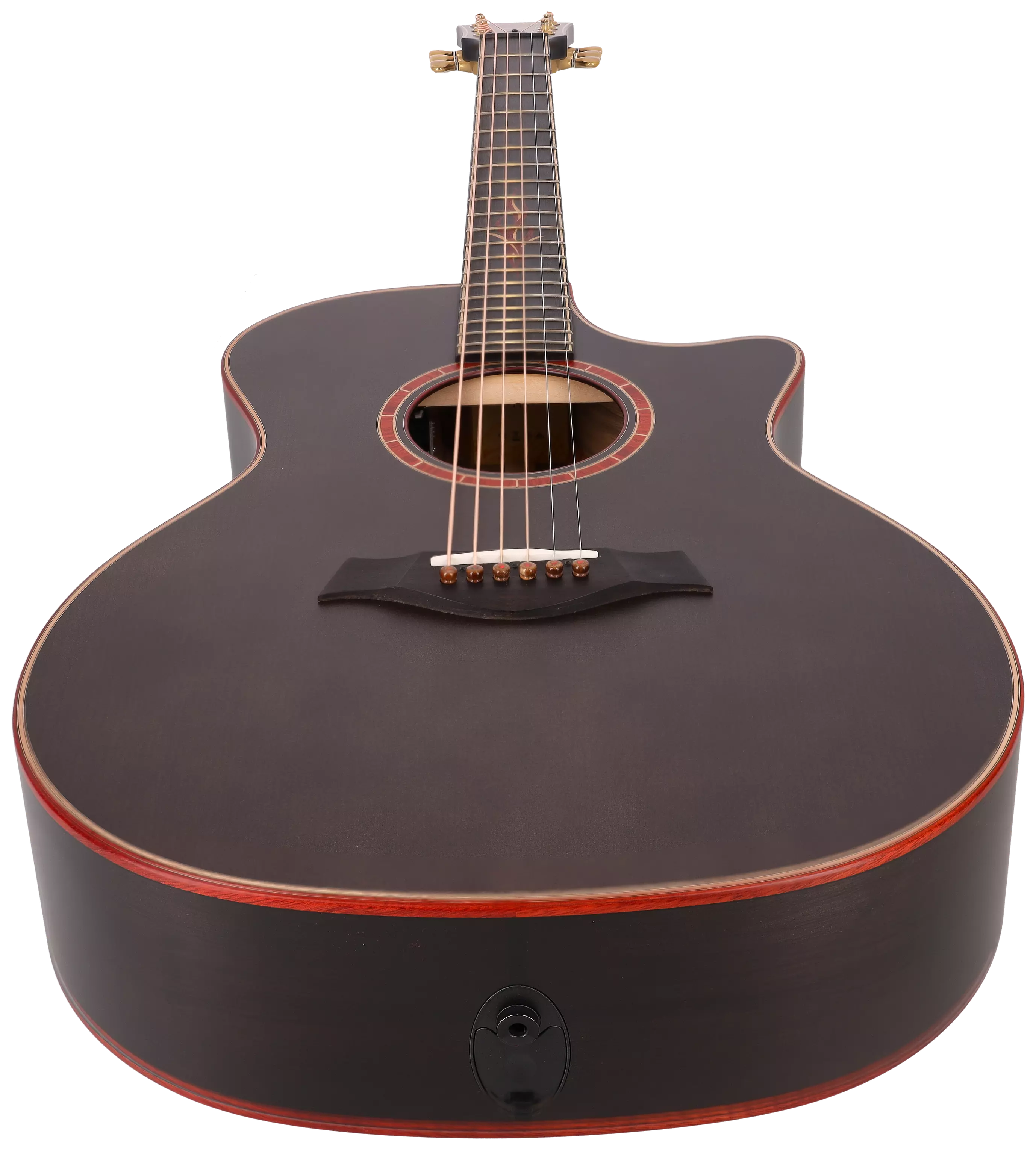 Taylor Custom GA C14ce Black Limba/Lutz Spruce #21 3