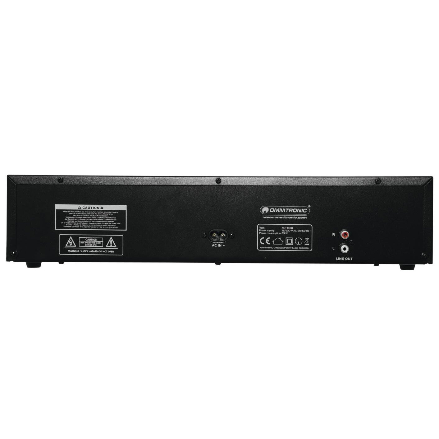 Omnitronic XCP-1400 CD-Player 1