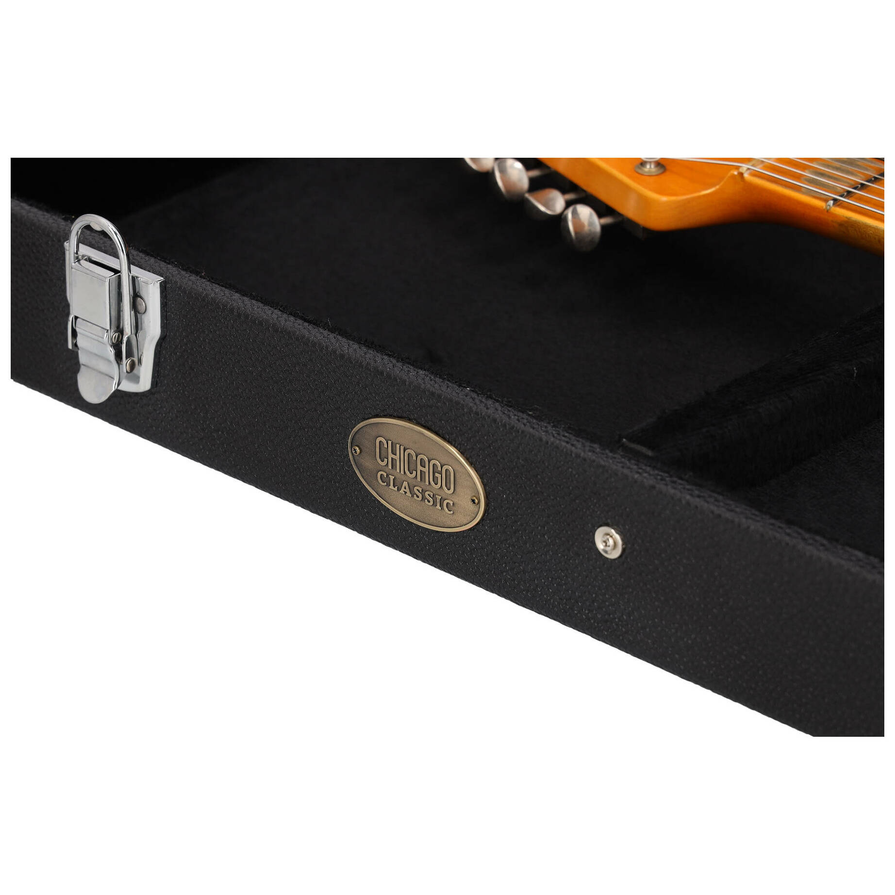 Chicago Classic E-Gitarre Rechteckkoffer Large Schwarz 3