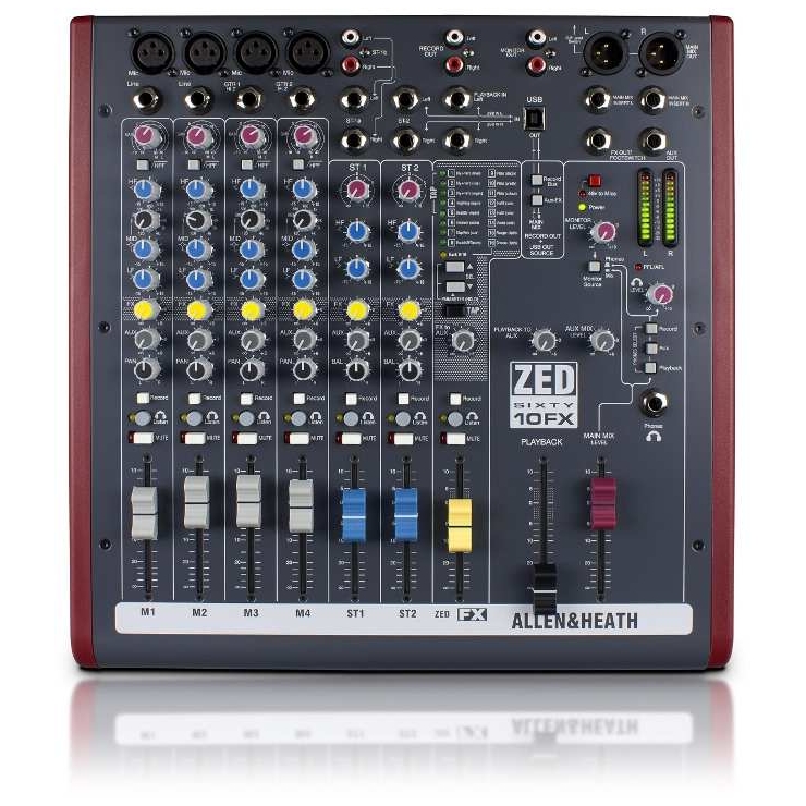 Allen Heath - Allen Heath ZED60-10FX Multipurpose Mixer - 2