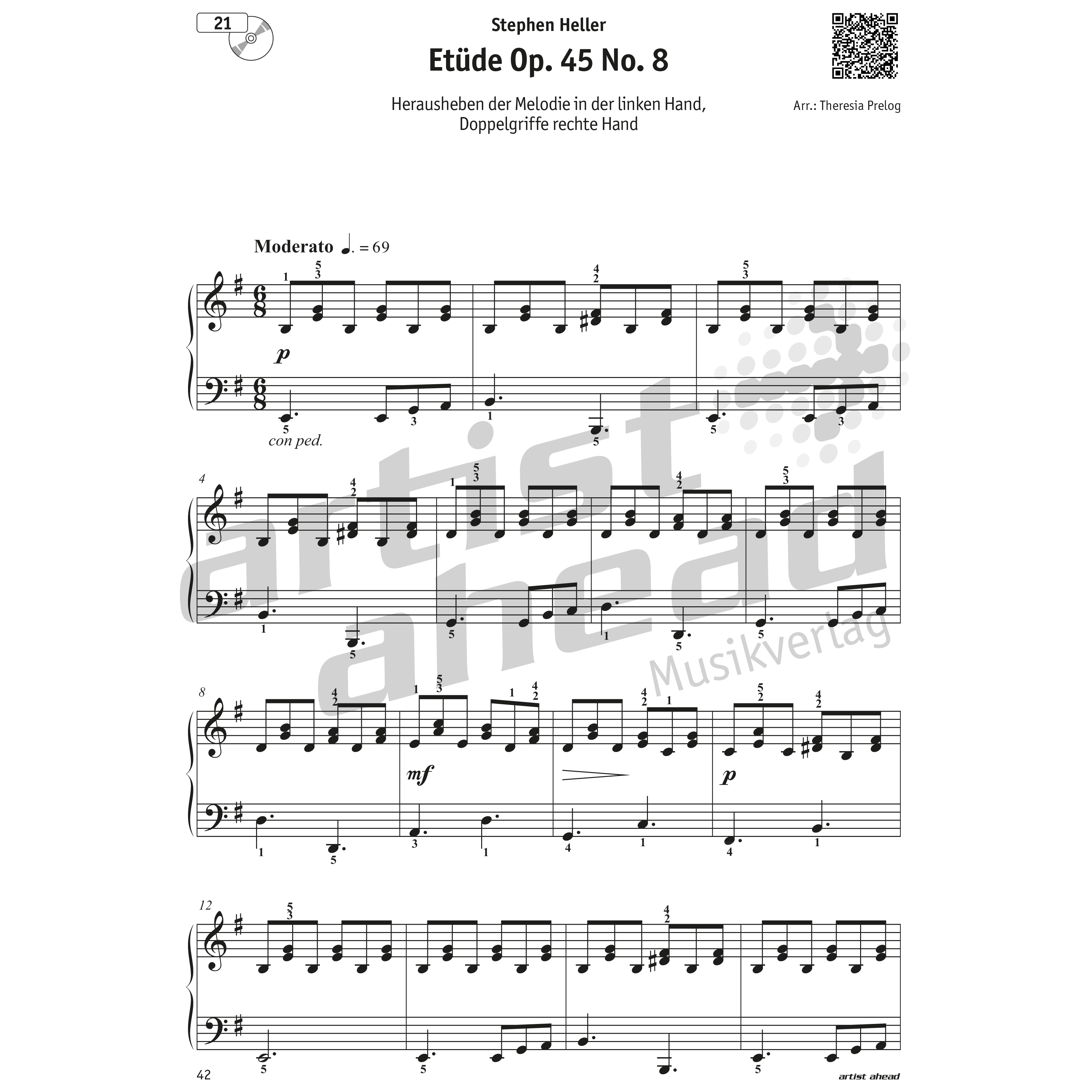 Artist Ahead Meine schönsten Etüden für Klavier 9