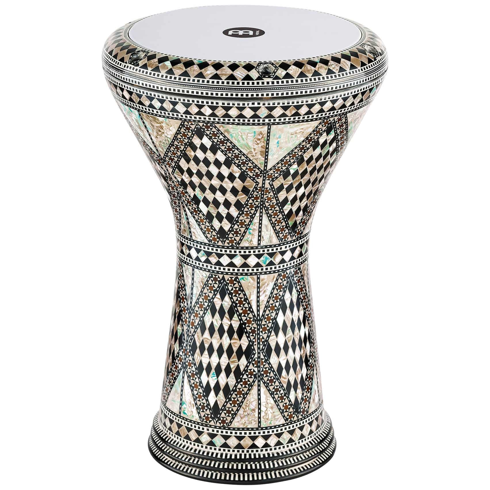 Meinl Percussion - Meinl Percussion AEED1 - 8,75 Zoll Artisan Edition Doumbek, White Burl, Mosaic Royale