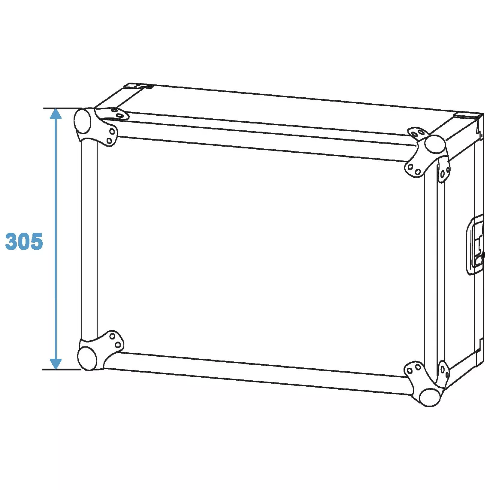 Roadinger Verstärkerrack PR-2, 6 HE, 47 cm tief 5