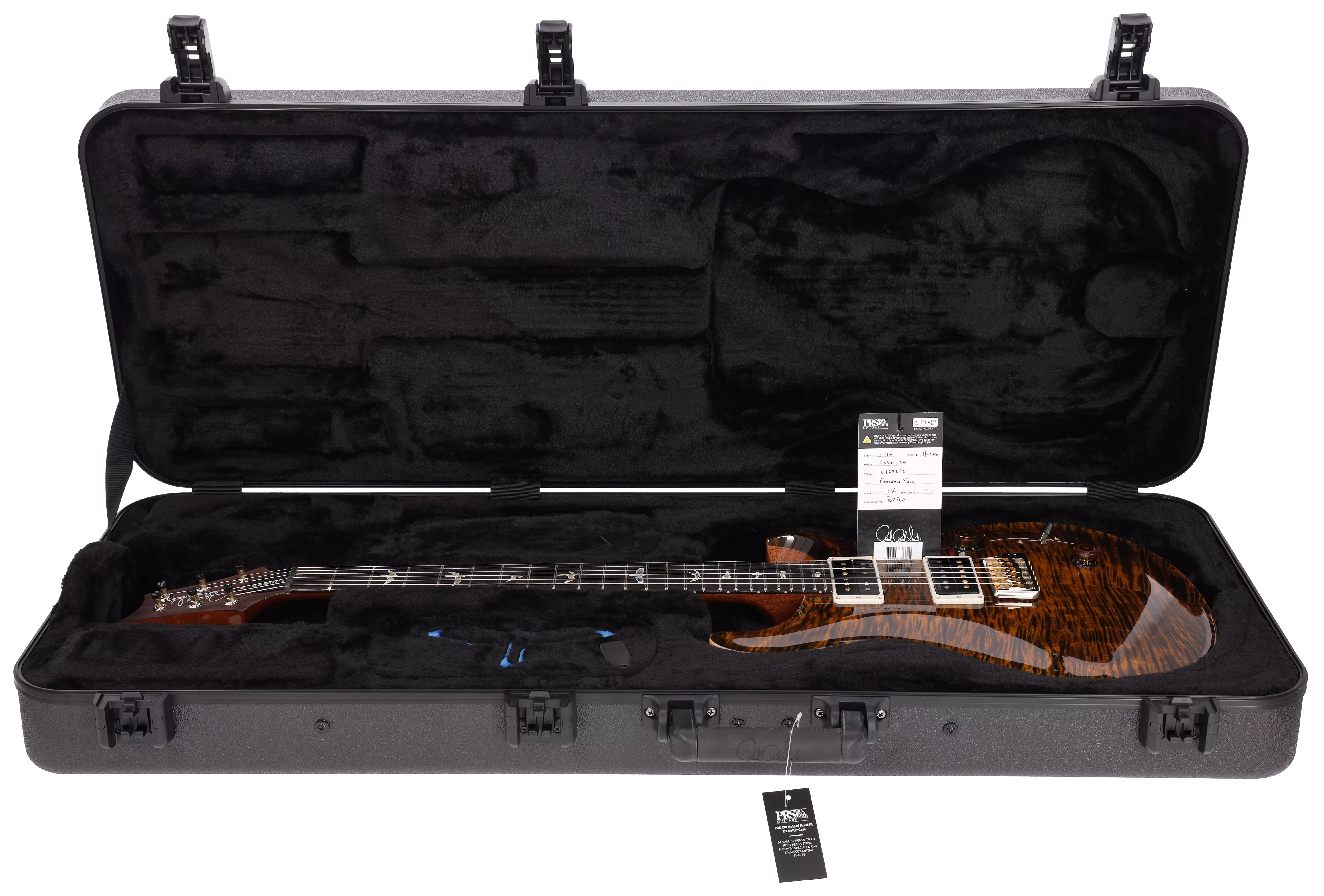 PRS Custom 24 Tiger Eye 10 Top #1 17