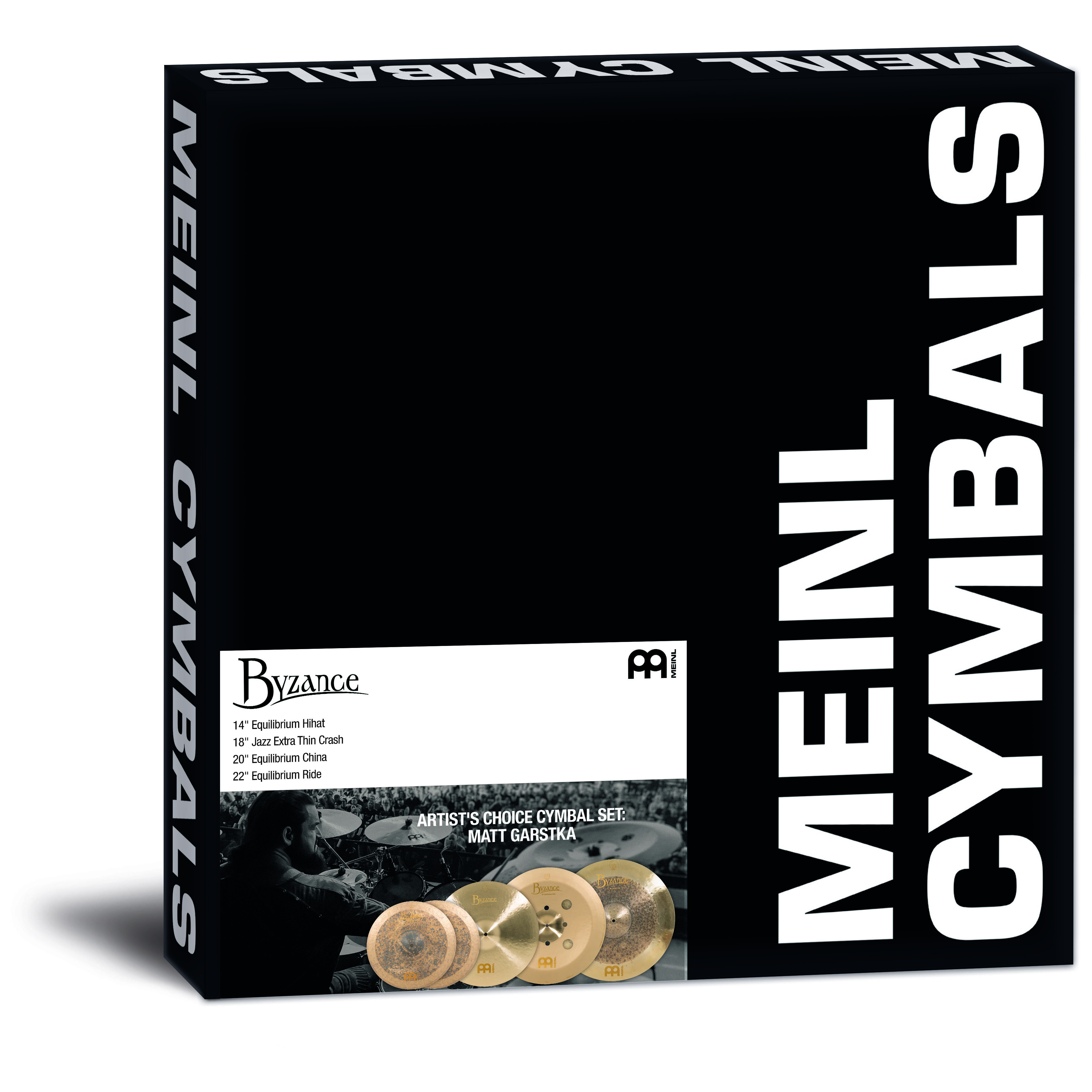 Meinl Cymbals A-CS4 - Byzance Artist's Choice Cymbal Set: Matt Garstka 2