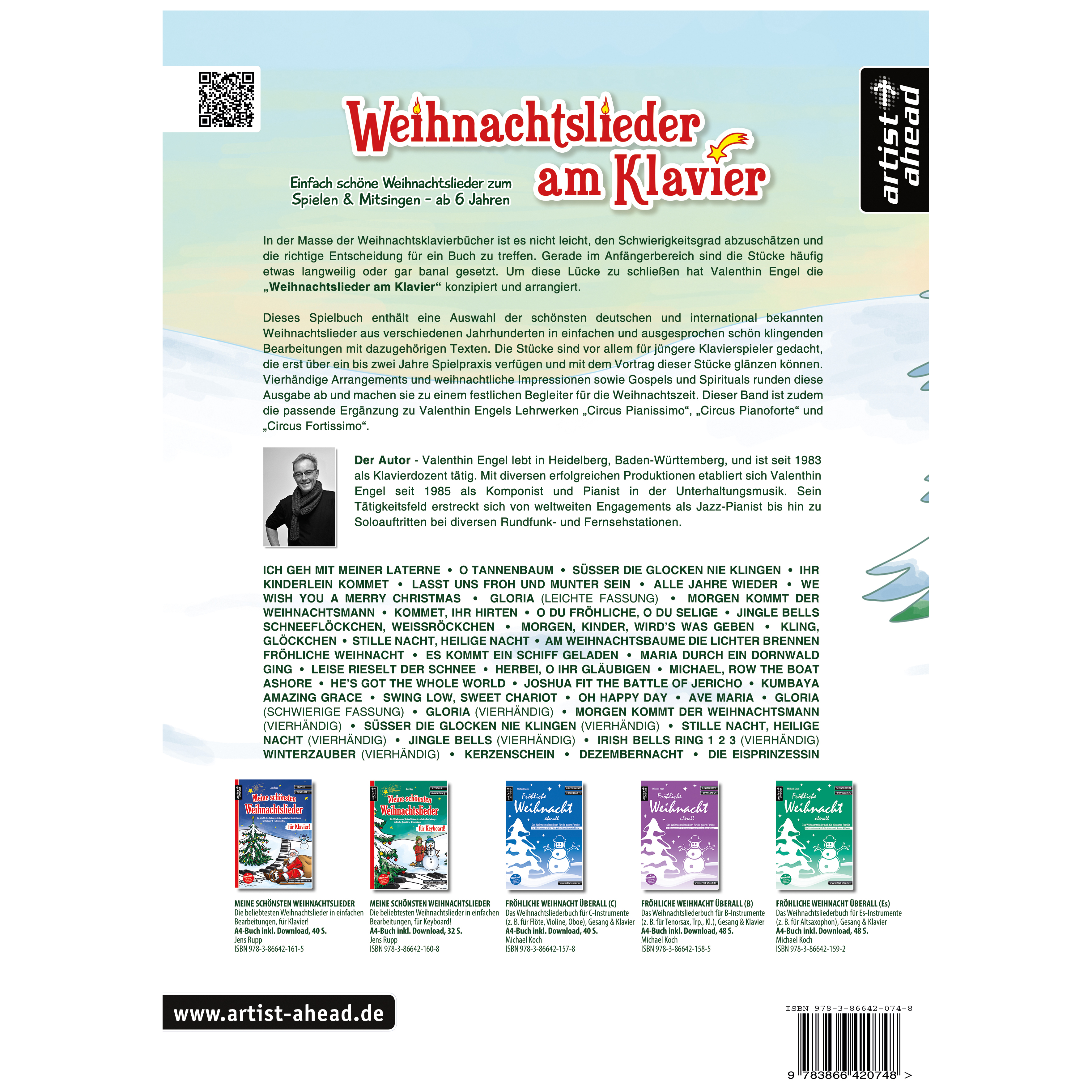 Artist Ahead Weihnachtslieder am Klavier - Valenthin Engel 1