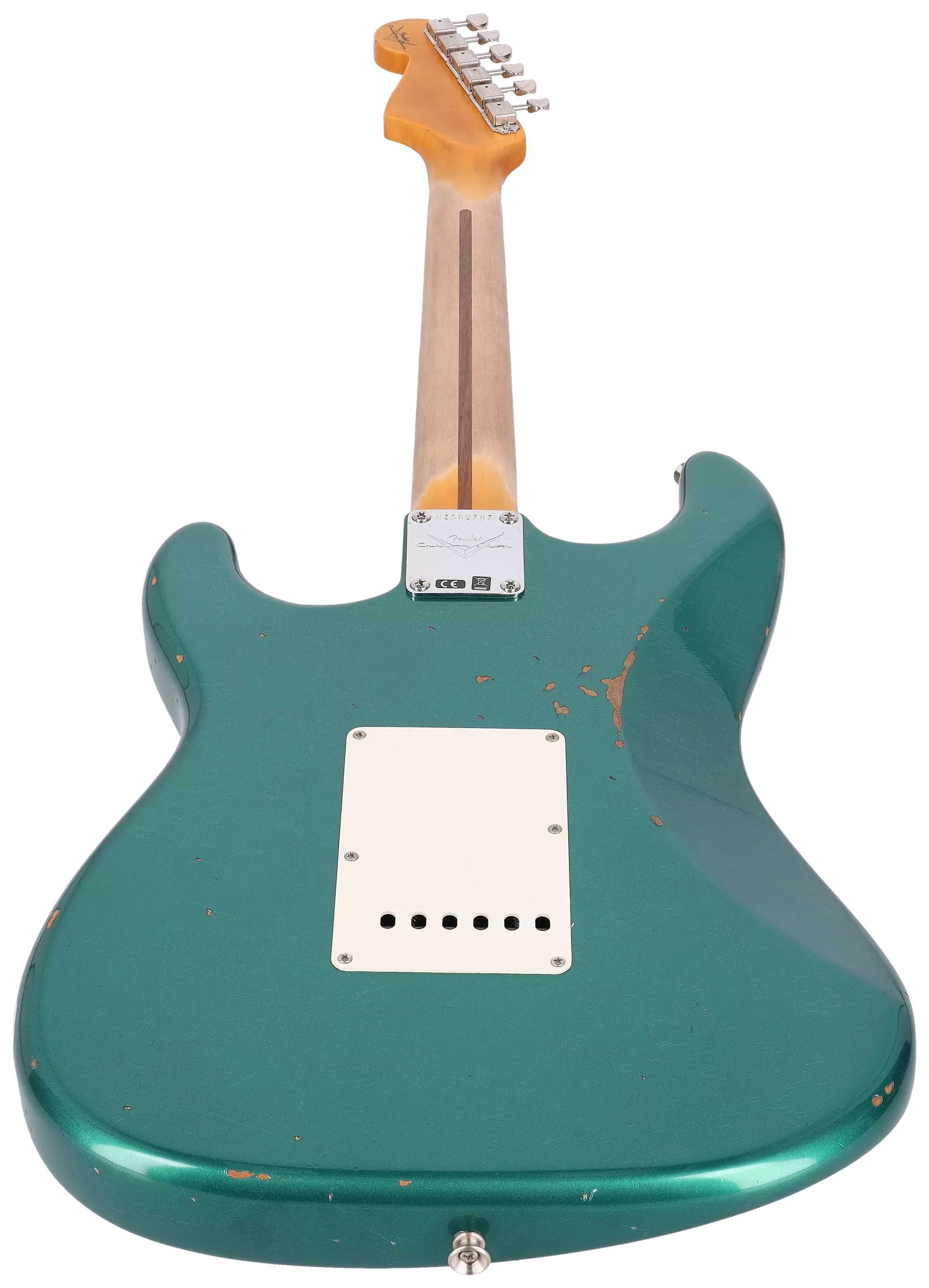 Fender Custom Shop 1963 Stratocaster Relic Aged British Racing Green Metallic #CZ562787 8