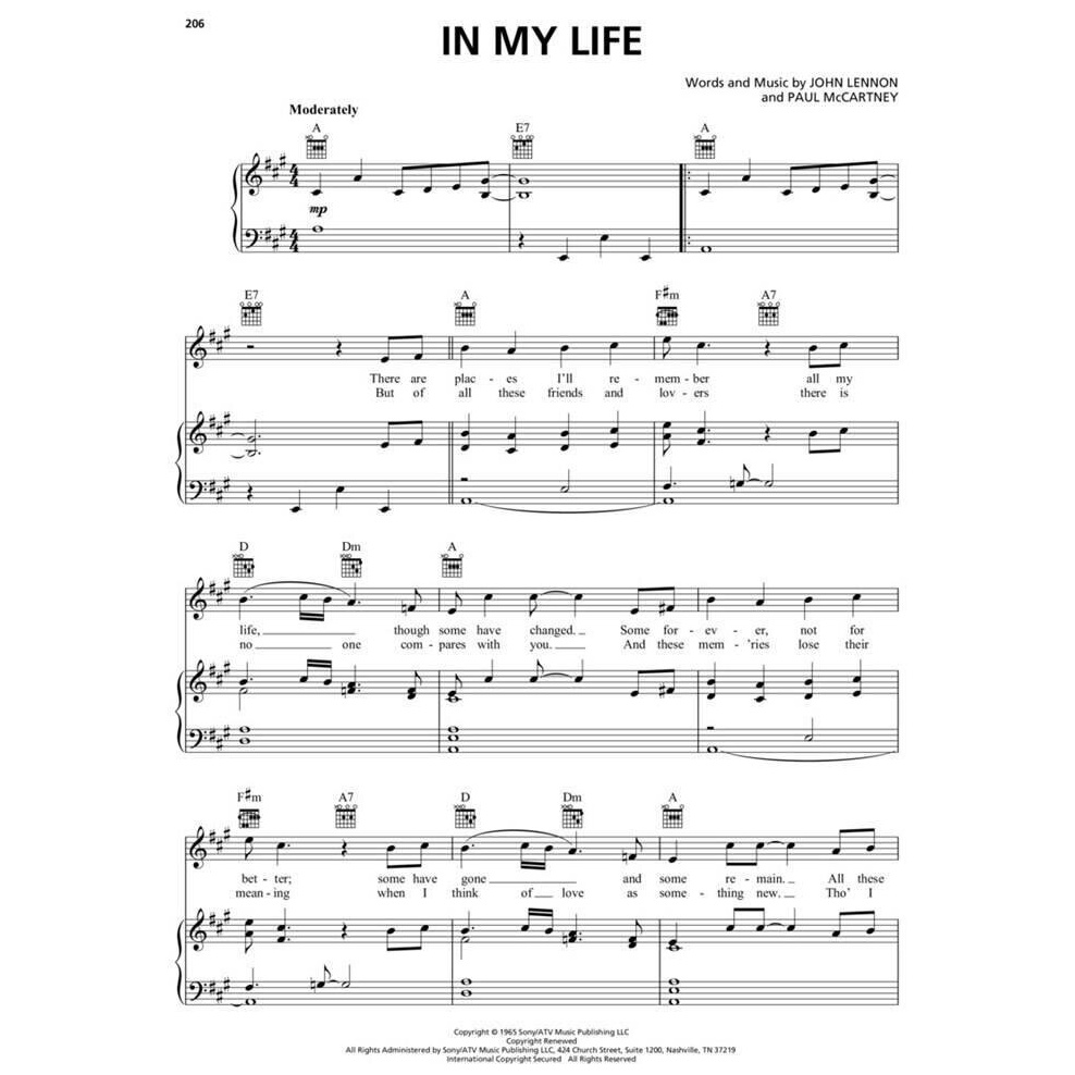Hal Leonard The Beatles Sheet Music Collection 4