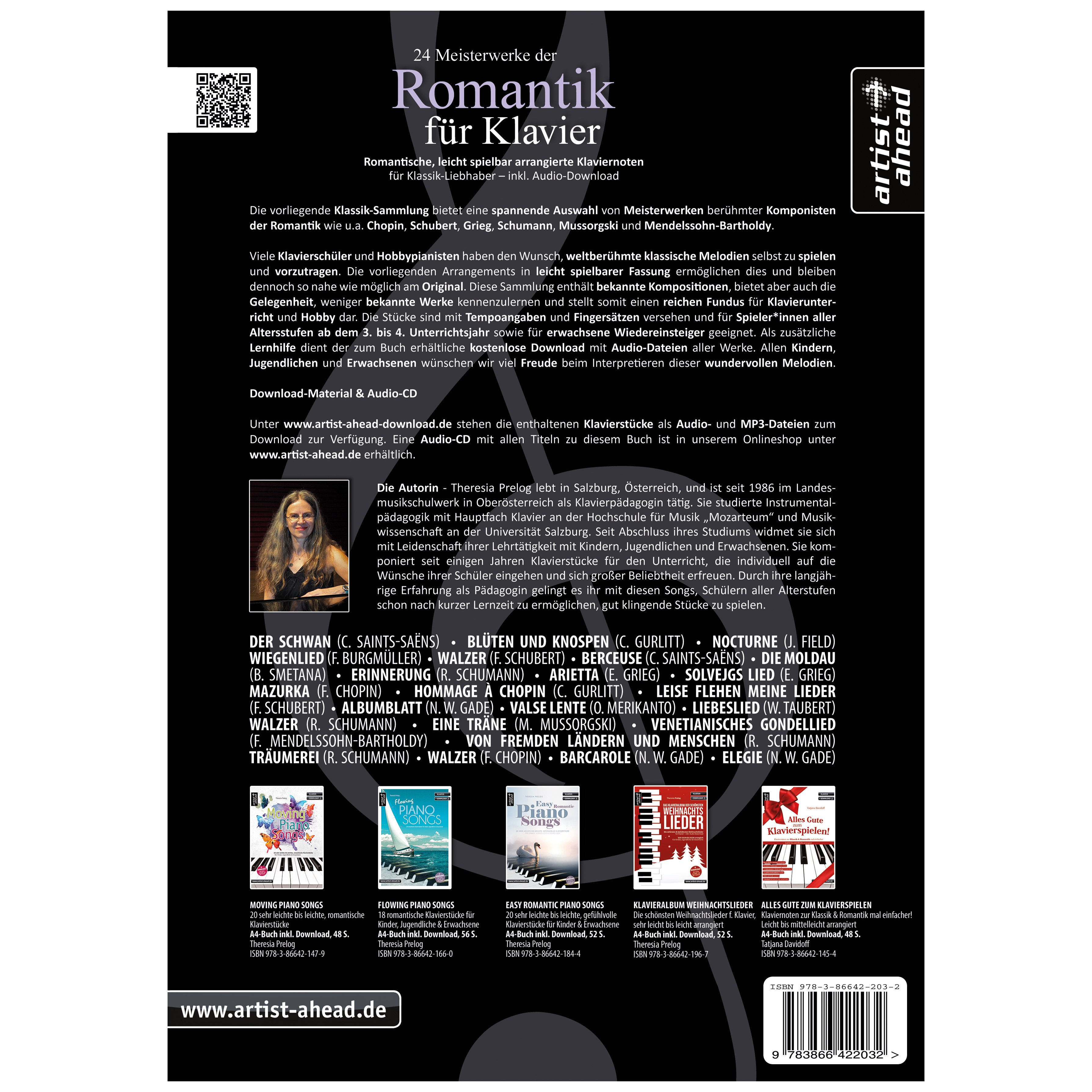Artist Ahead 24 Meisterwerke der Romantik für Klavier - Theresia Prelog 1