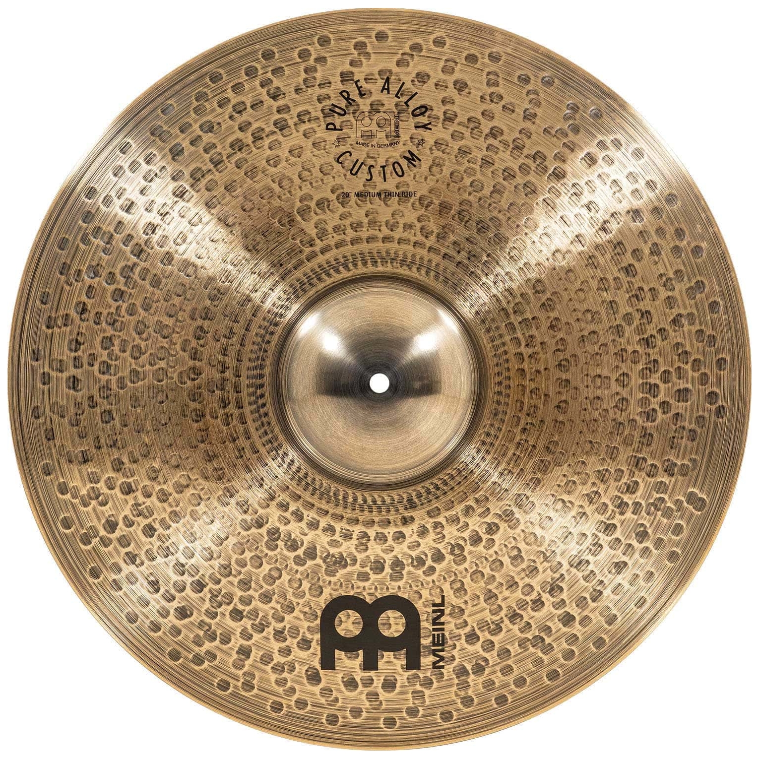Meinl Cymbals - Meinl Cymbals PAC20MTR - 20 Pure Alloy Custom Medium Thin Ride