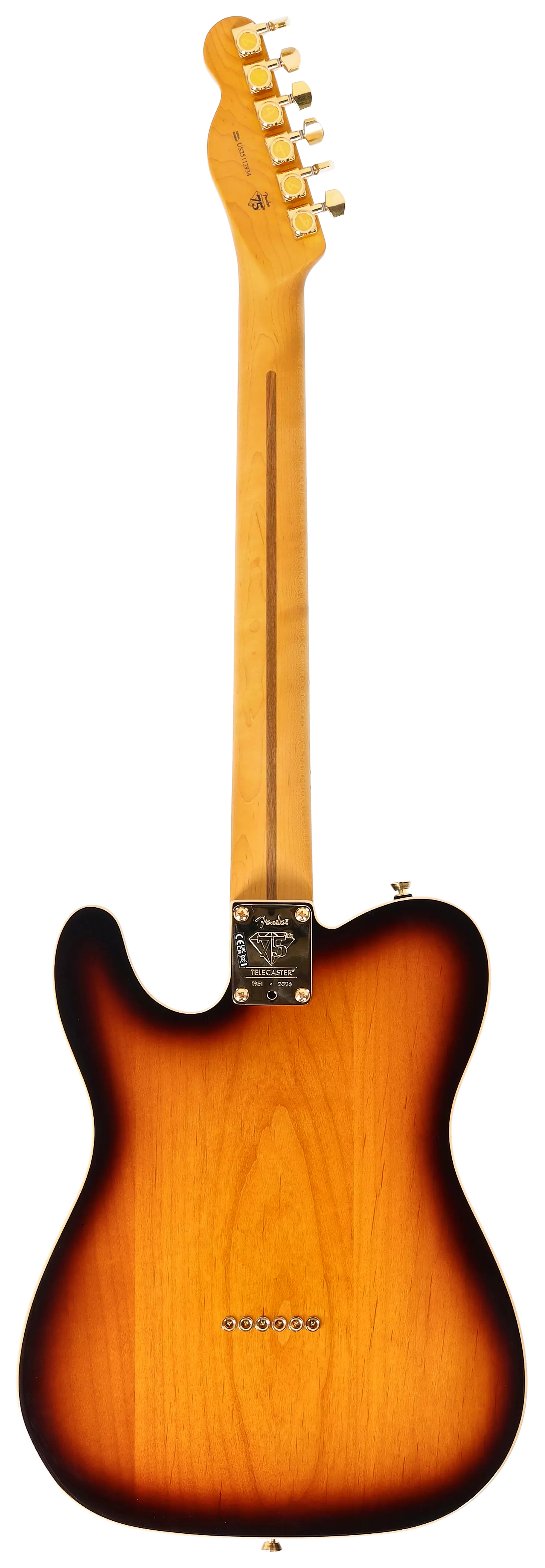 Fender 75th Anniversary American Pro II Custom Telecaster MN 3TS 2