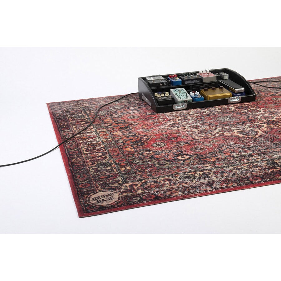 DRUMnBASE 185 x 160 cm Vintage Drum Mat Original Red 4