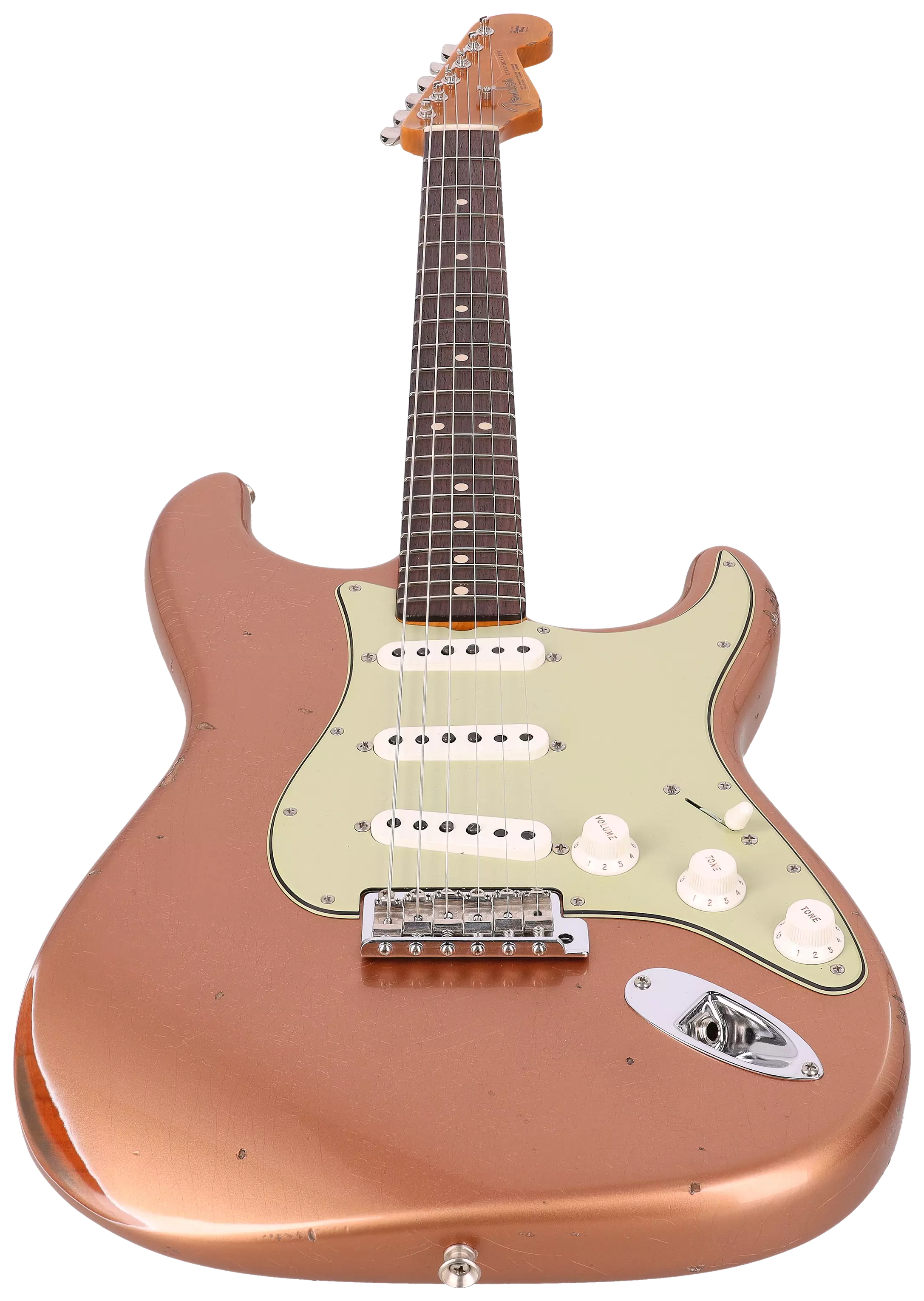 Fender Custom Shop 1963 Stratocaster Relic Aged Copper Metallic #CZ578517 3