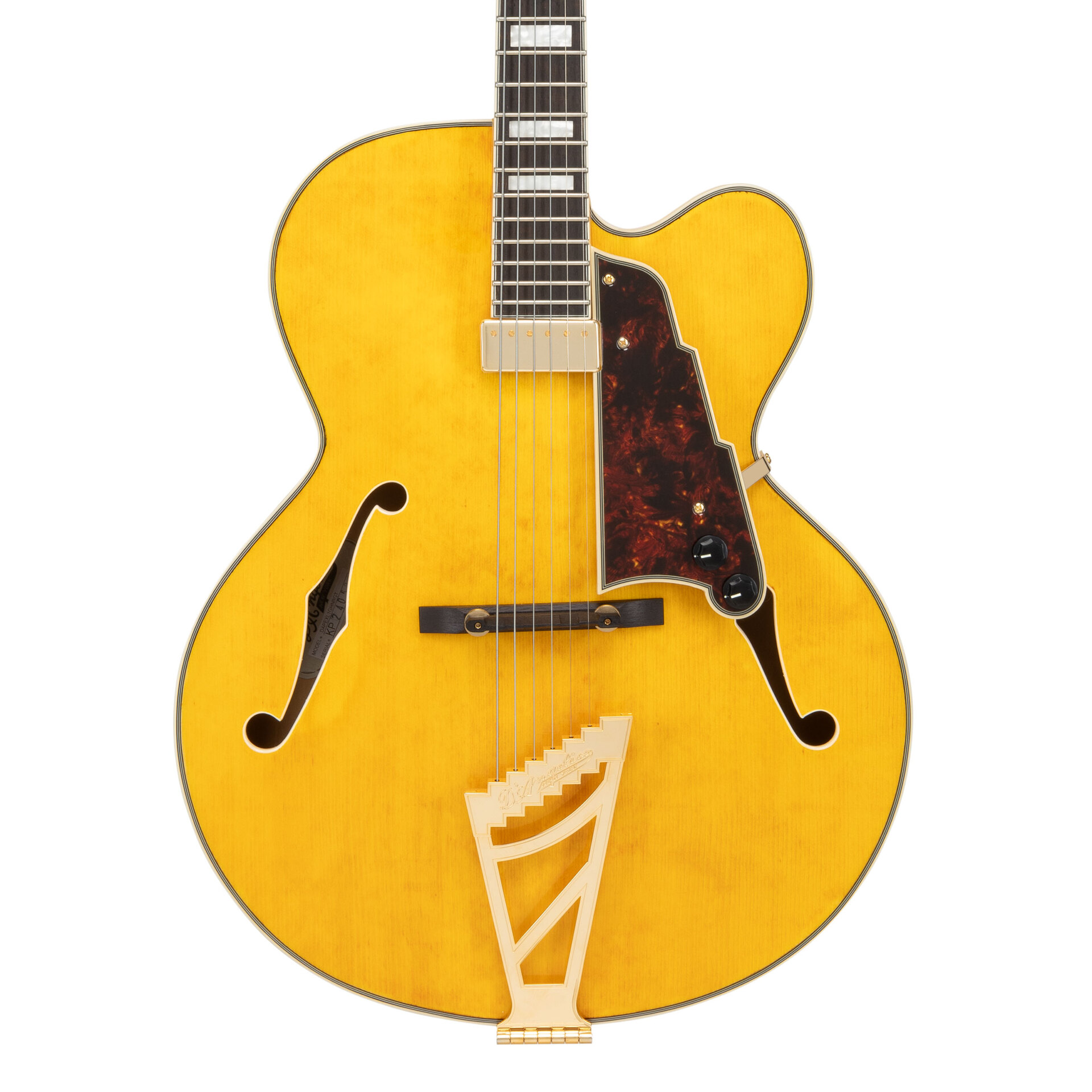 D’Angelico Guitars Premier EXL1 Honey Blonde 4